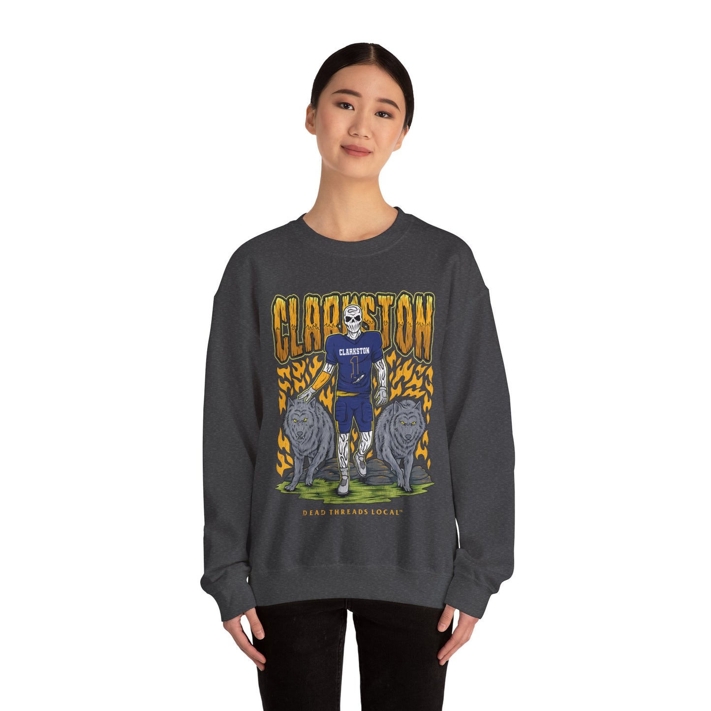 CLARKSTON FOOTBALL CREWNECK SWEATSHIRT