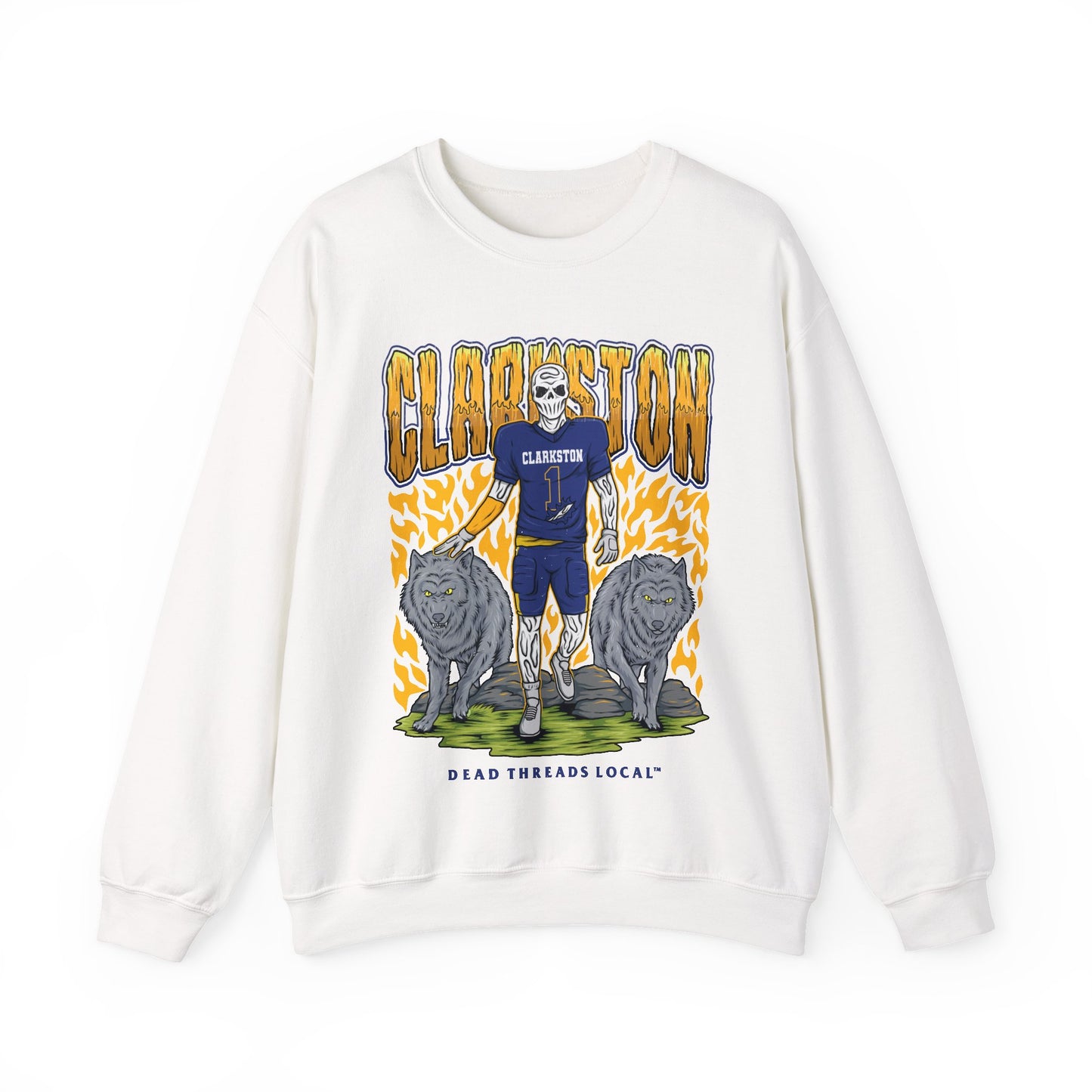 CLARKSTON FOOTBALL CREWNECK SWEATSHIRT