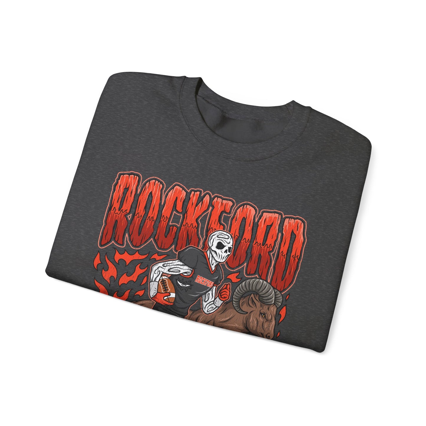 ROCKFORD FOOTBALL CREWNECK SWEATSHIRT