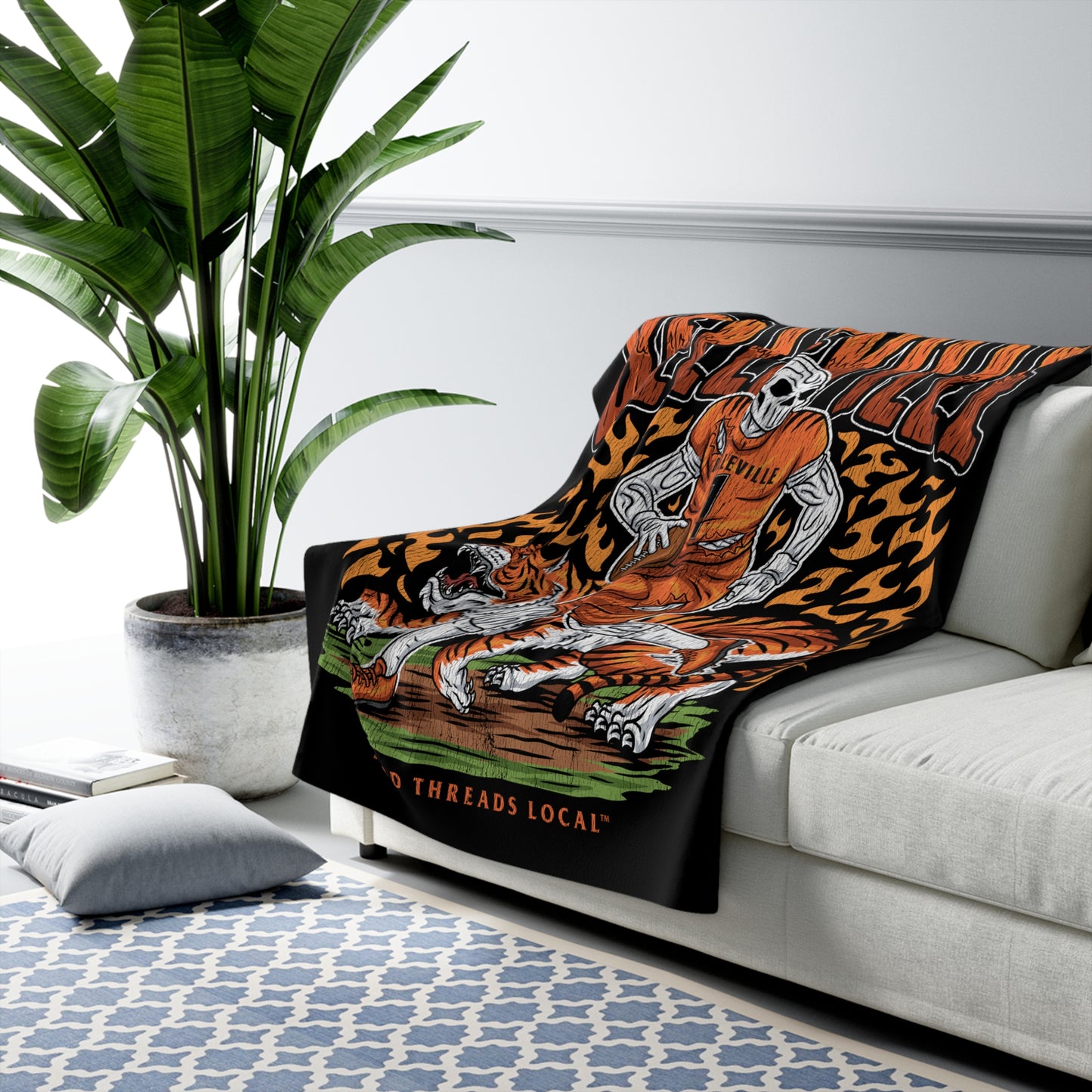 BELLEVILLE FOOTBALL BLANKET