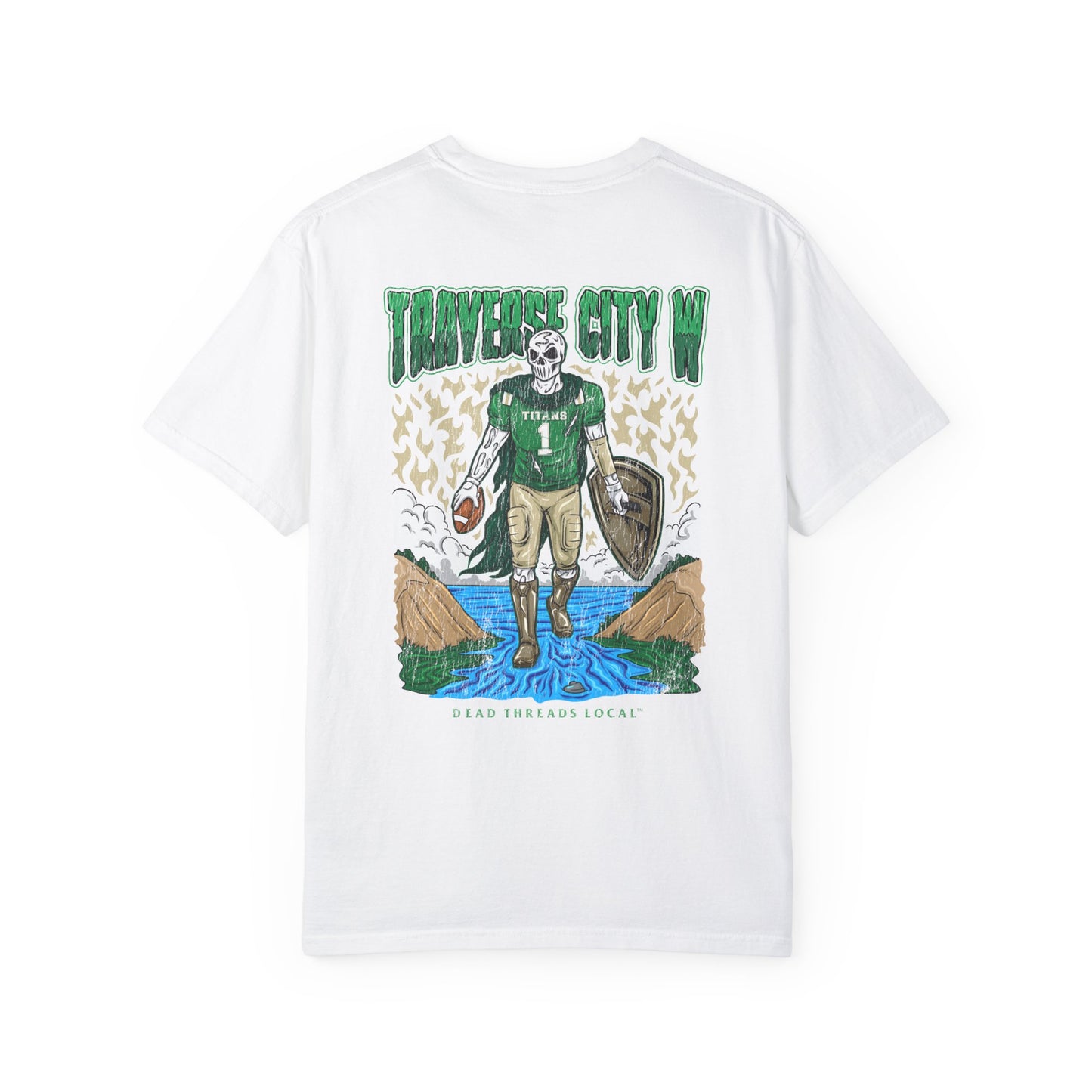 TRAVERSE CITY WEST FOOTBALL 2 SIDED T-SHIRT