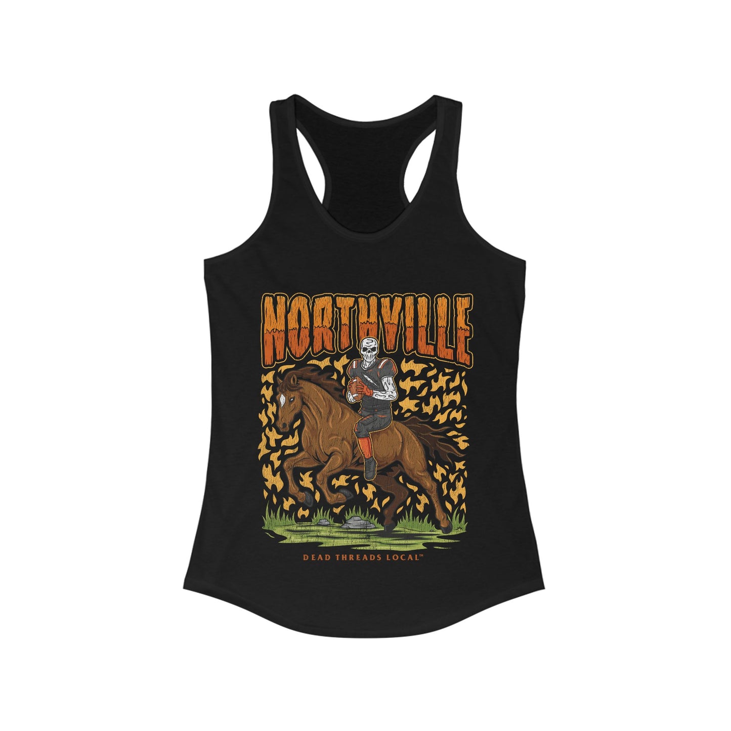 NORTHVILLE FOOTBALL WOMENS RACERBACK TANK