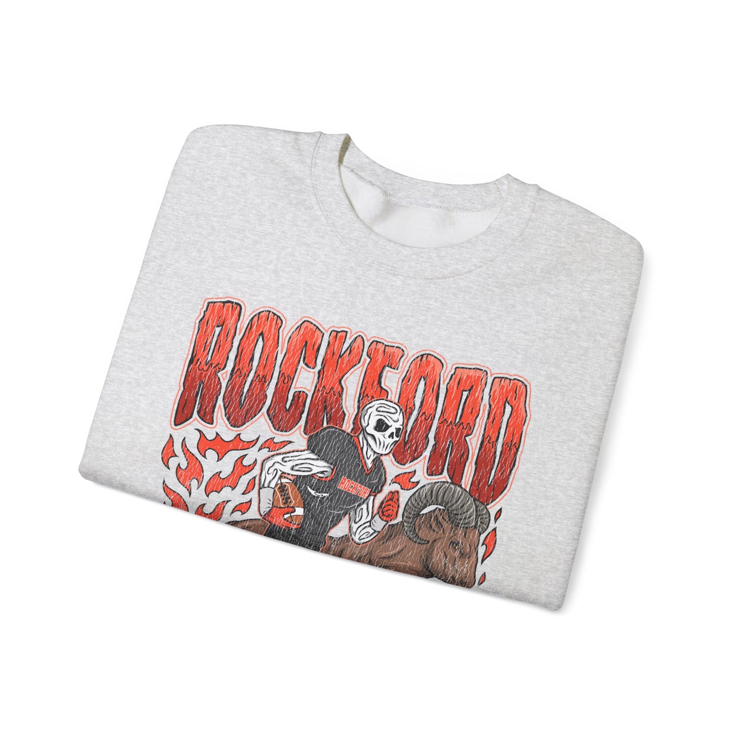 ROCKFORD FOOTBALL CREWNECK SWEATSHIRT