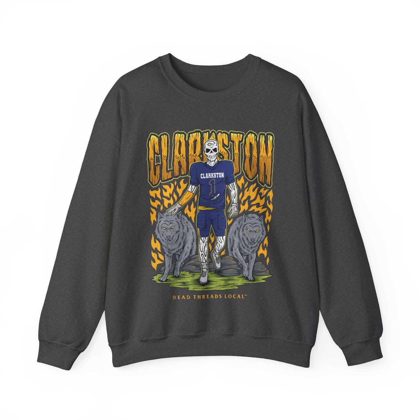 CLARKSTON FOOTBALL CREWNECK SWEATSHIRT