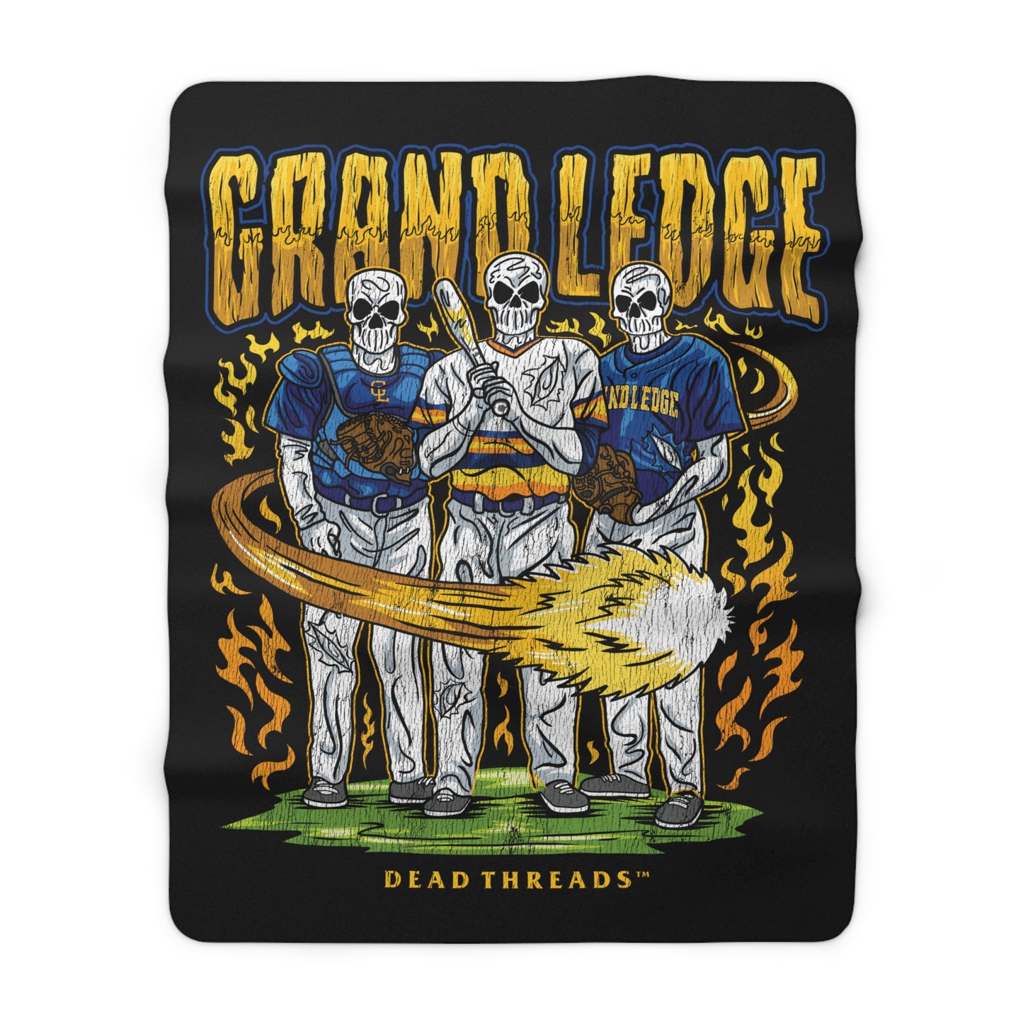 GRAND LEDGE BASEBALL TRIO BLANKET