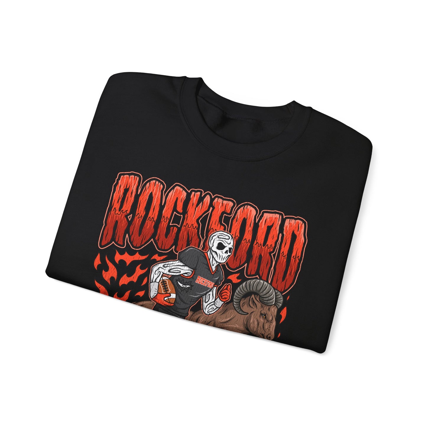 ROCKFORD FOOTBALL CREWNECK SWEATSHIRT