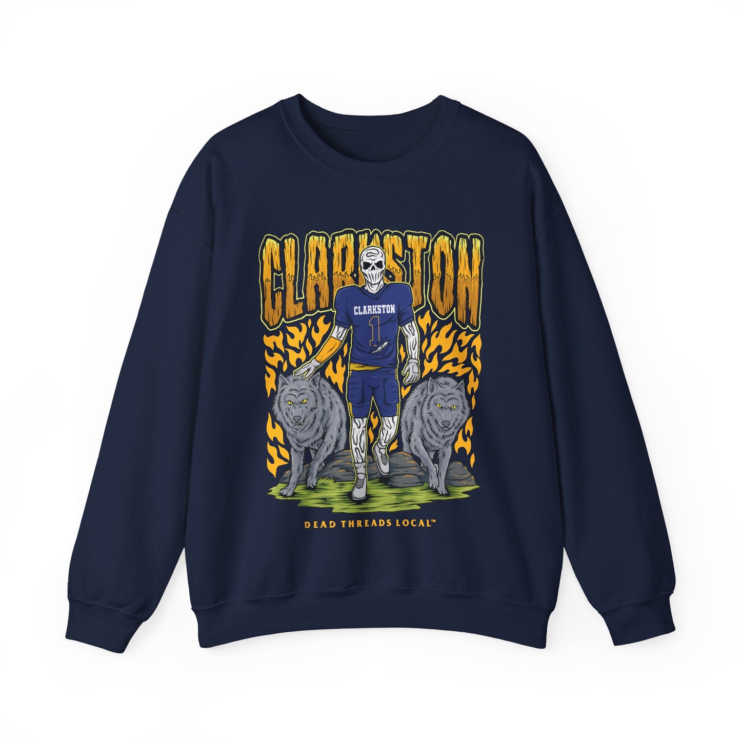 CLARKSTON FOOTBALL CREWNECK SWEATSHIRT