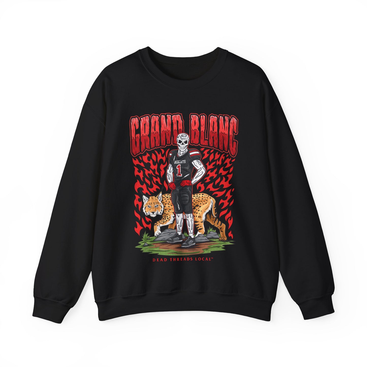 GRAND BLANC FOOTBALL CREWNECK SWEATSHIRT