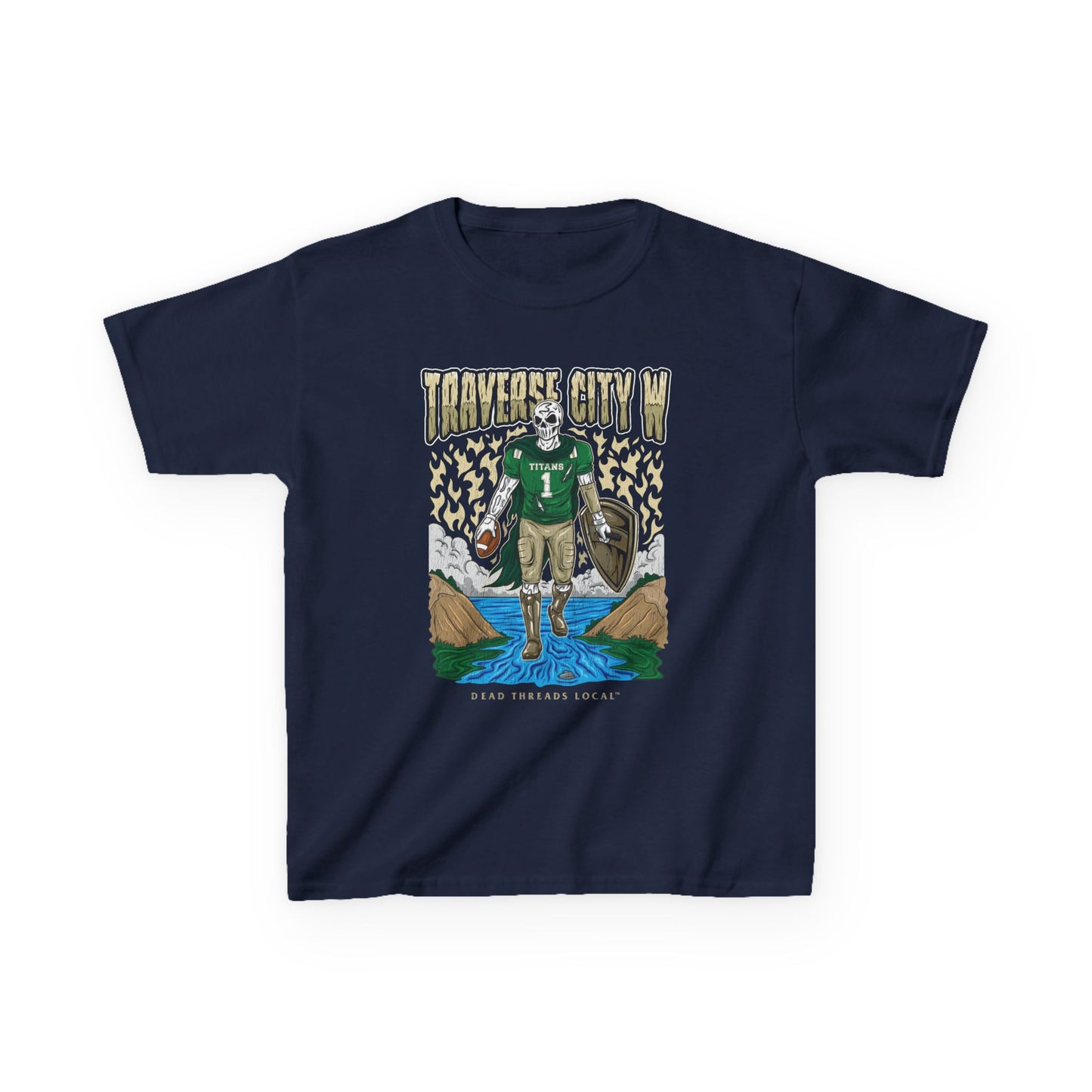TRAVERSE CITY WEST FOOTBALL KIDS SHIRT