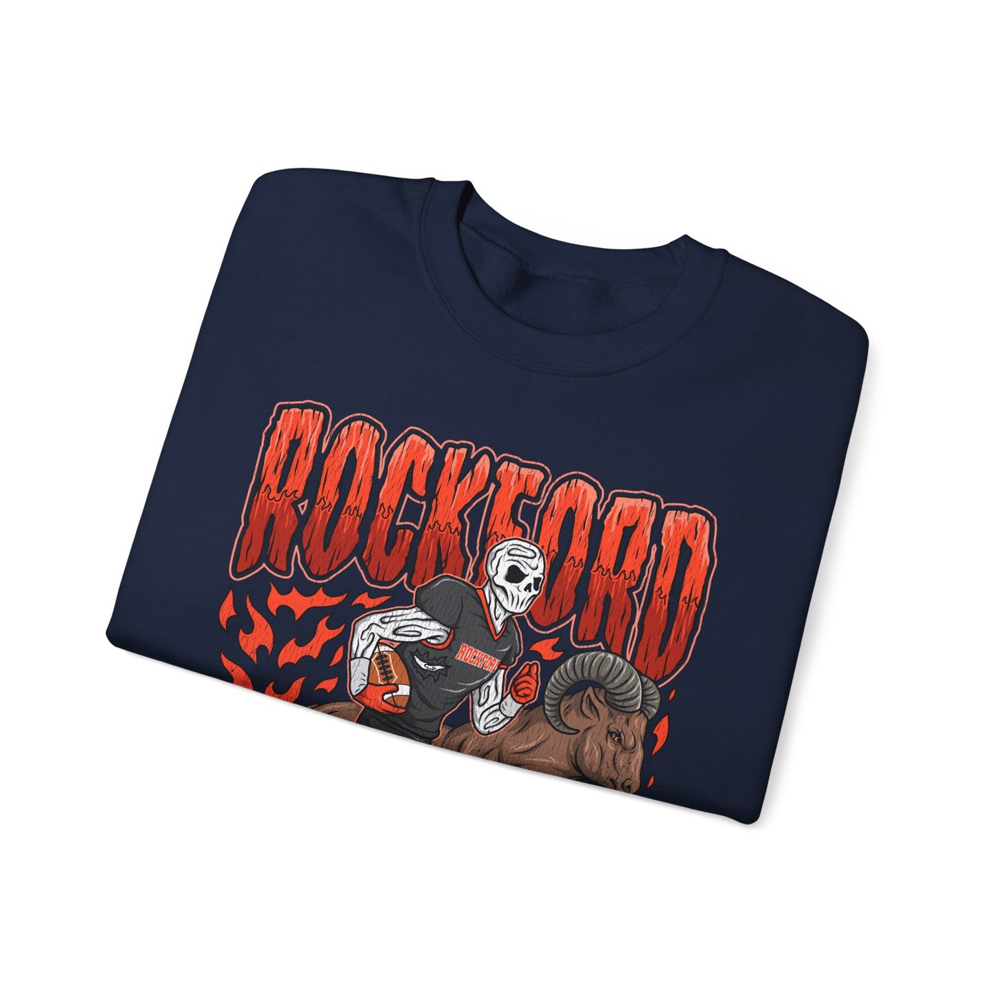 ROCKFORD FOOTBALL CREWNECK SWEATSHIRT