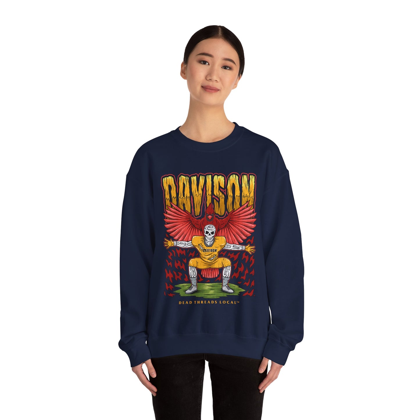 DAVISON FOOTBALL CREWNECK SWEATSHIRT