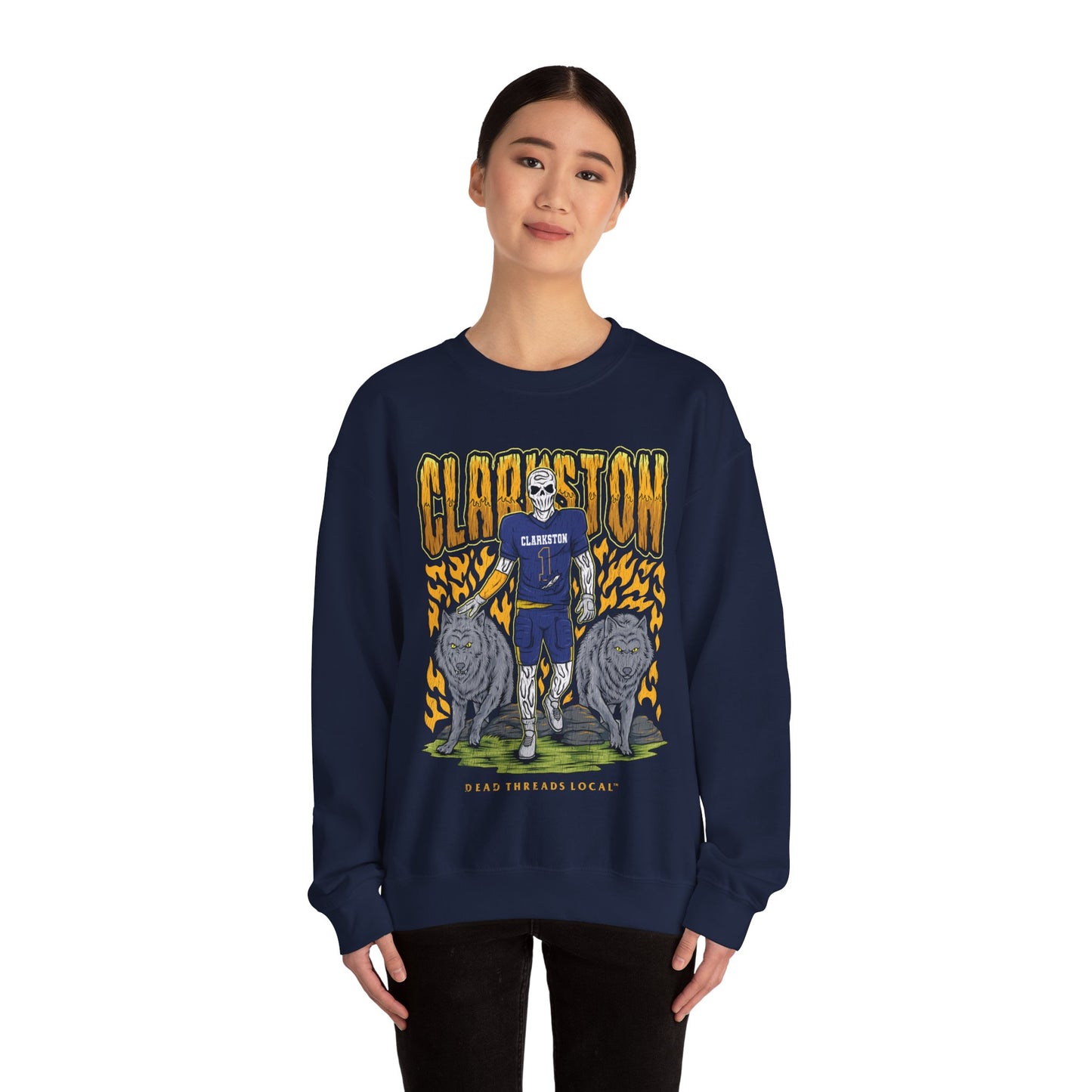 CLARKSTON FOOTBALL CREWNECK SWEATSHIRT
