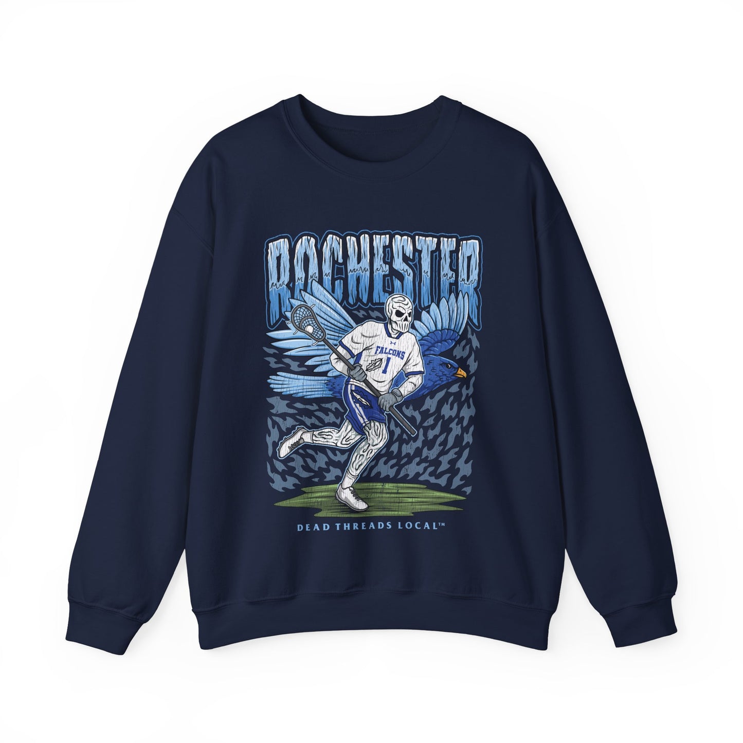ROCHESTER BOYS LACROSSE CREWNECK SWEATSHIRT