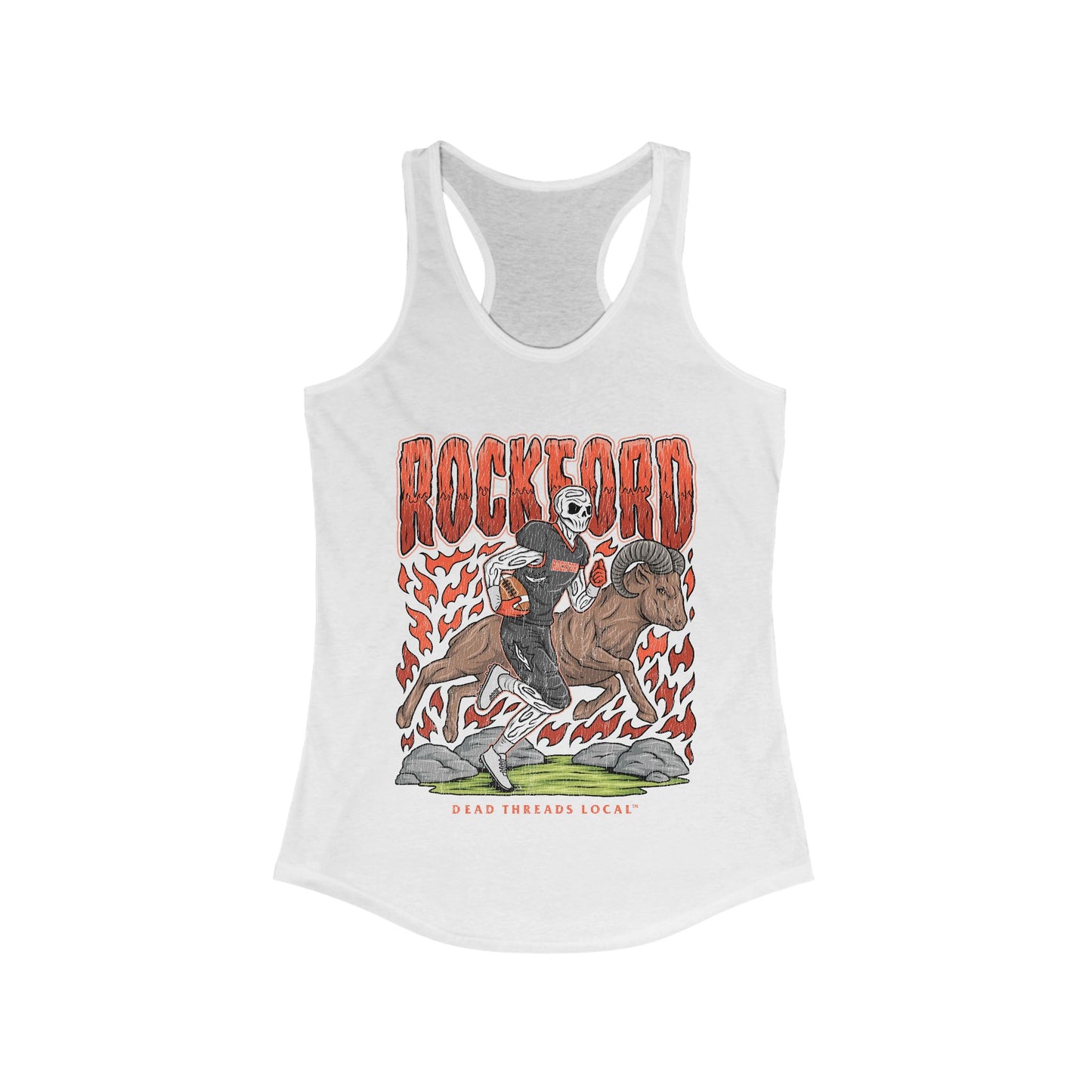 ROCKFORD FOOTBALL WOMEN'S RACERBACK TANK
