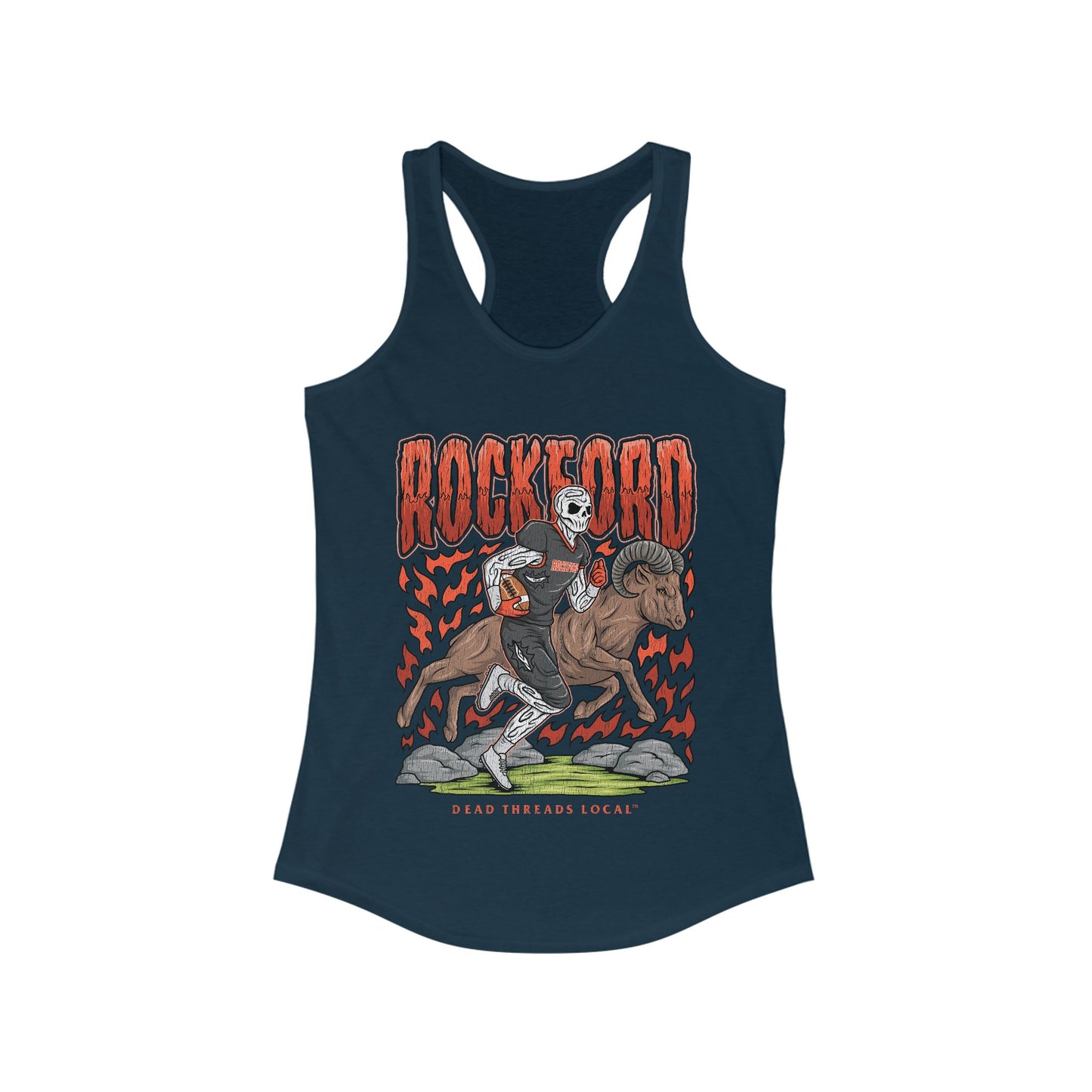 ROCKFORD FOOTBALL WOMEN'S RACERBACK TANK
