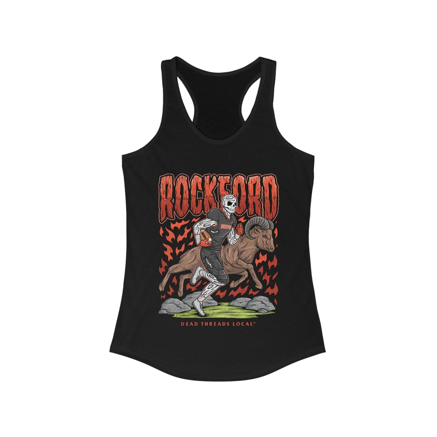ROCKFORD FOOTBALL WOMEN'S RACERBACK TANK