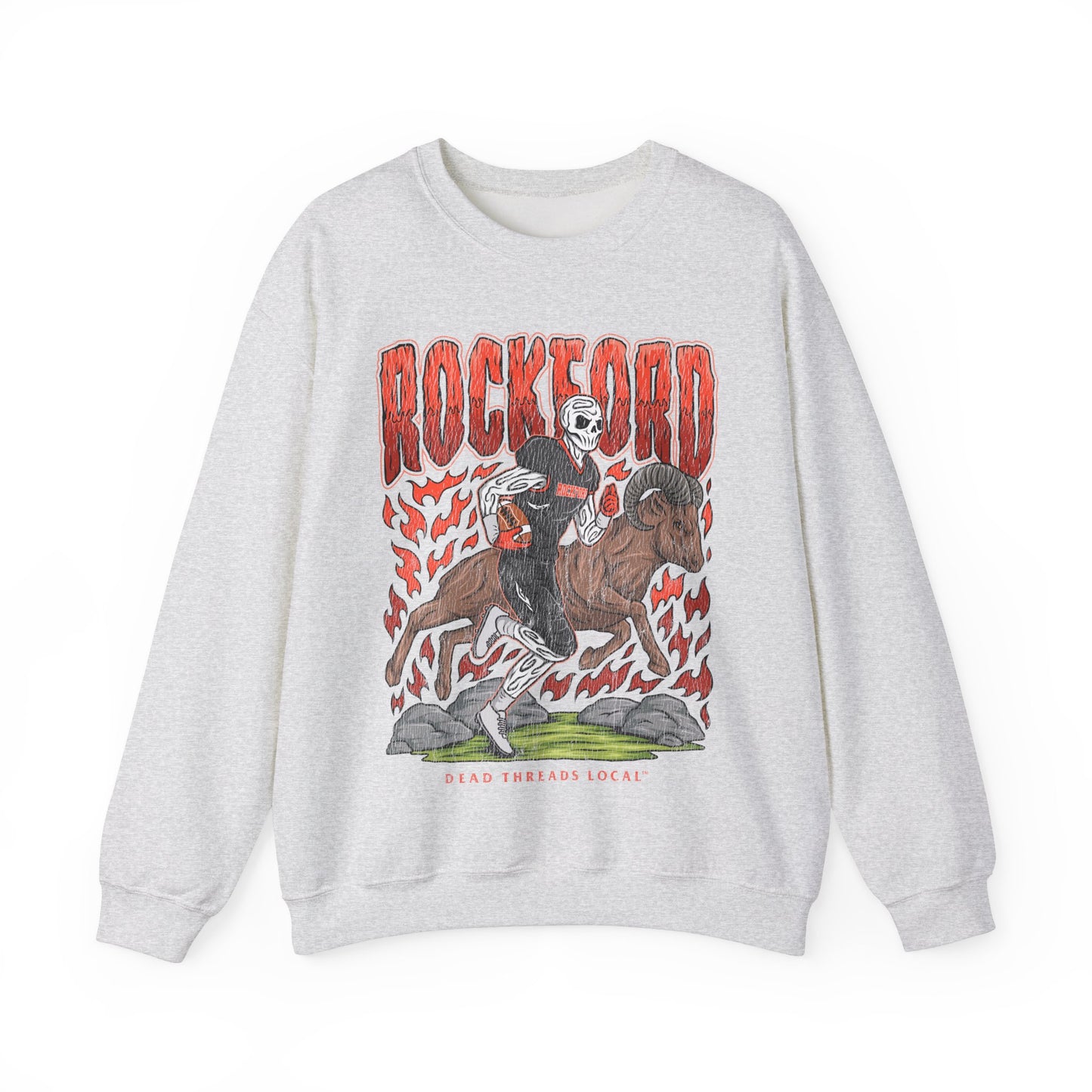 ROCKFORD FOOTBALL CREWNECK SWEATSHIRT