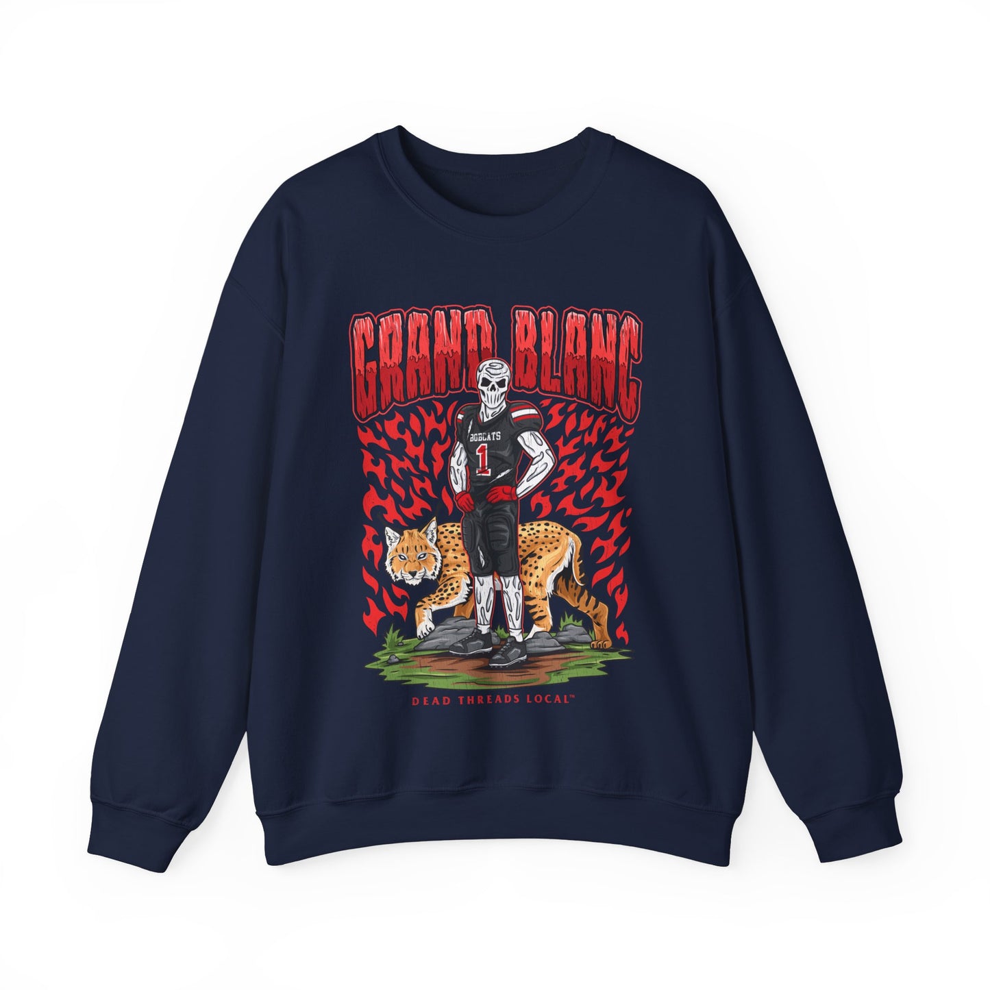 GRAND BLANC FOOTBALL CREWNECK SWEATSHIRT