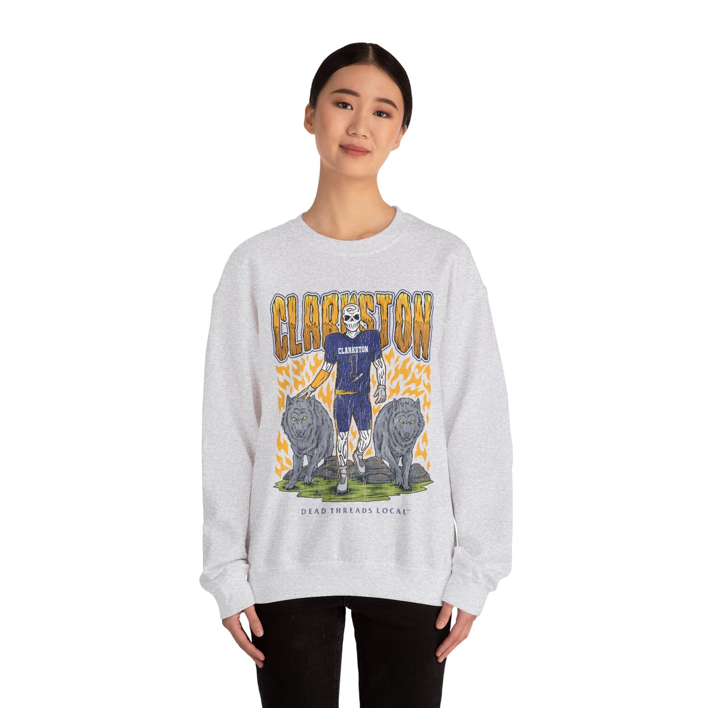 CLARKSTON FOOTBALL CREWNECK SWEATSHIRT
