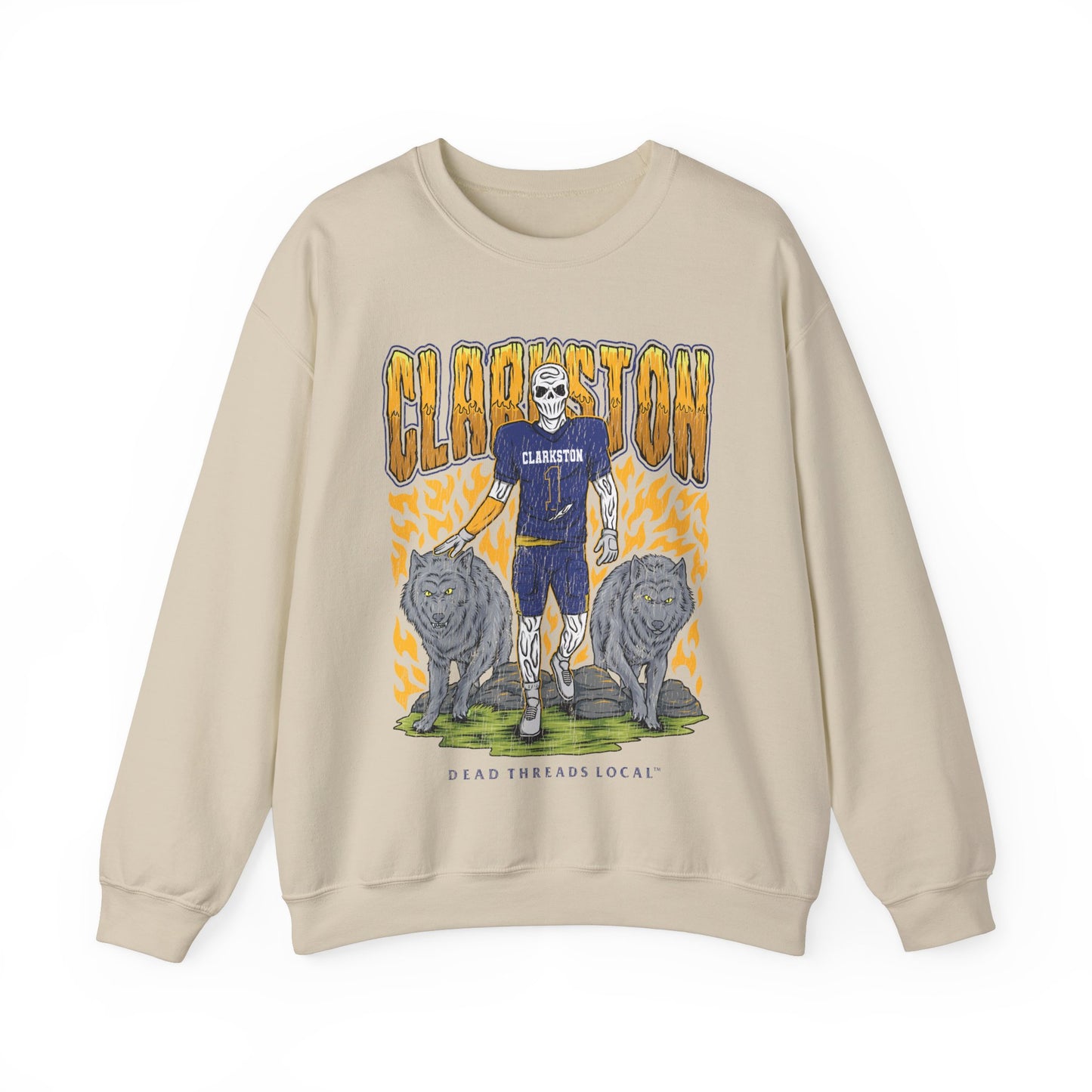 CLARKSTON FOOTBALL CREWNECK SWEATSHIRT