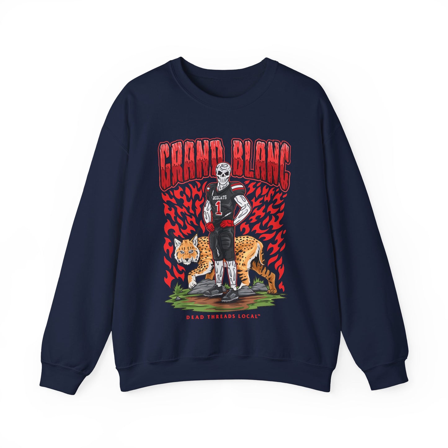 GRAND BLANC FOOTBALL CREWNECK SWEATSHIRT
