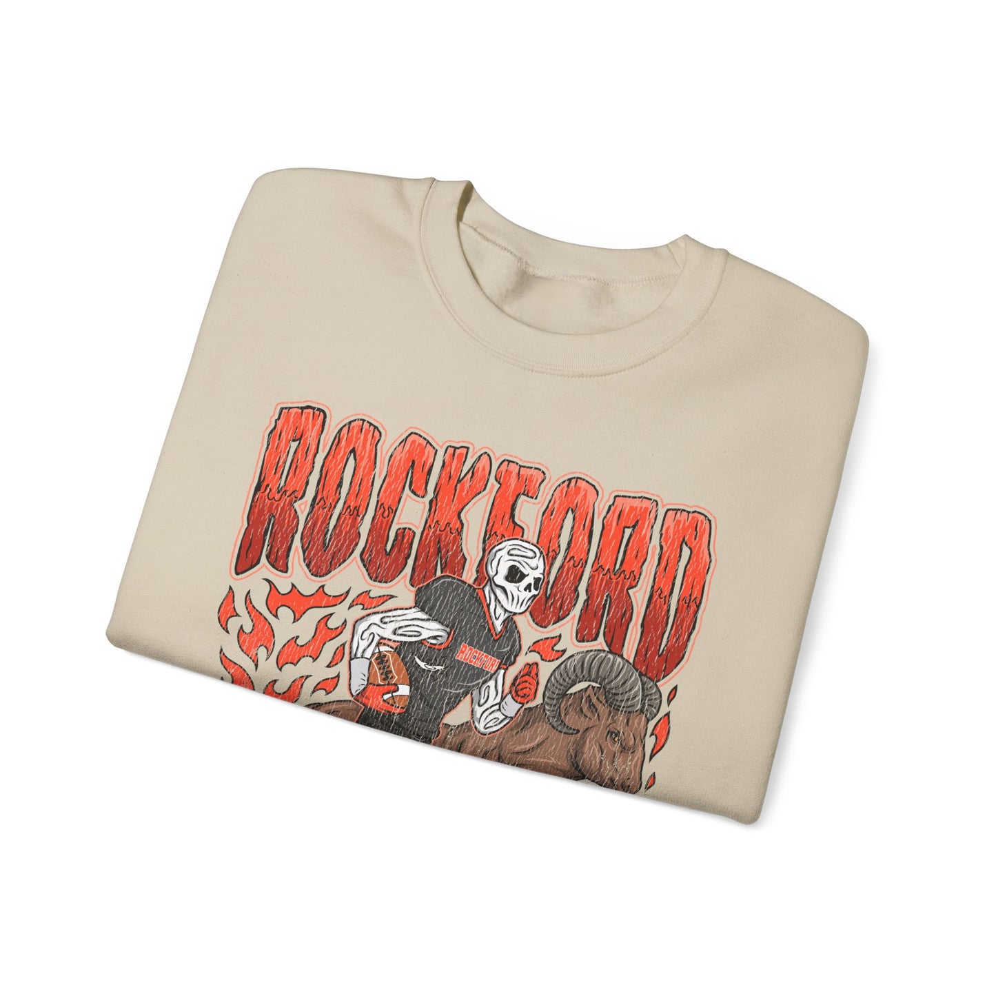 ROCKFORD FOOTBALL CREWNECK SWEATSHIRT