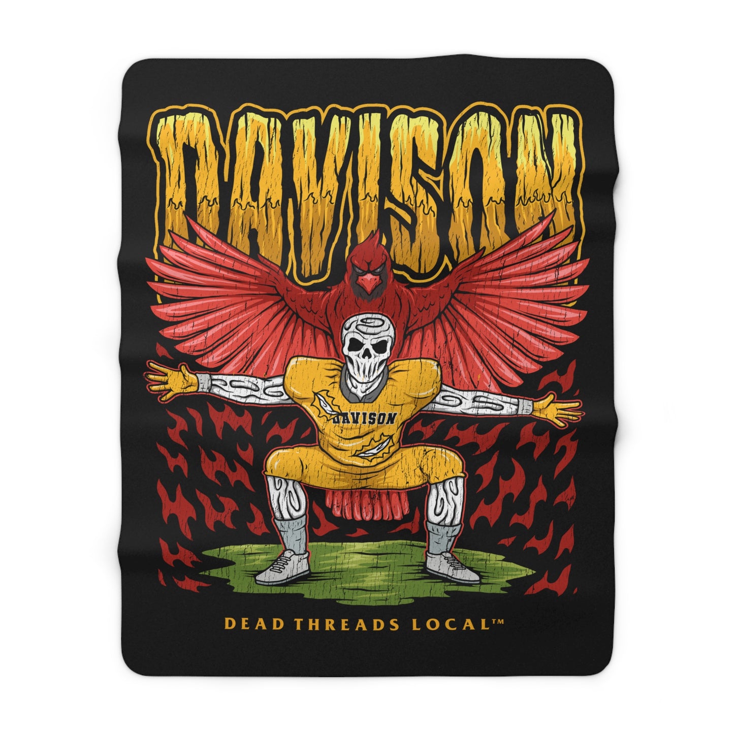 DAVISON FOOTBALL BLANKET