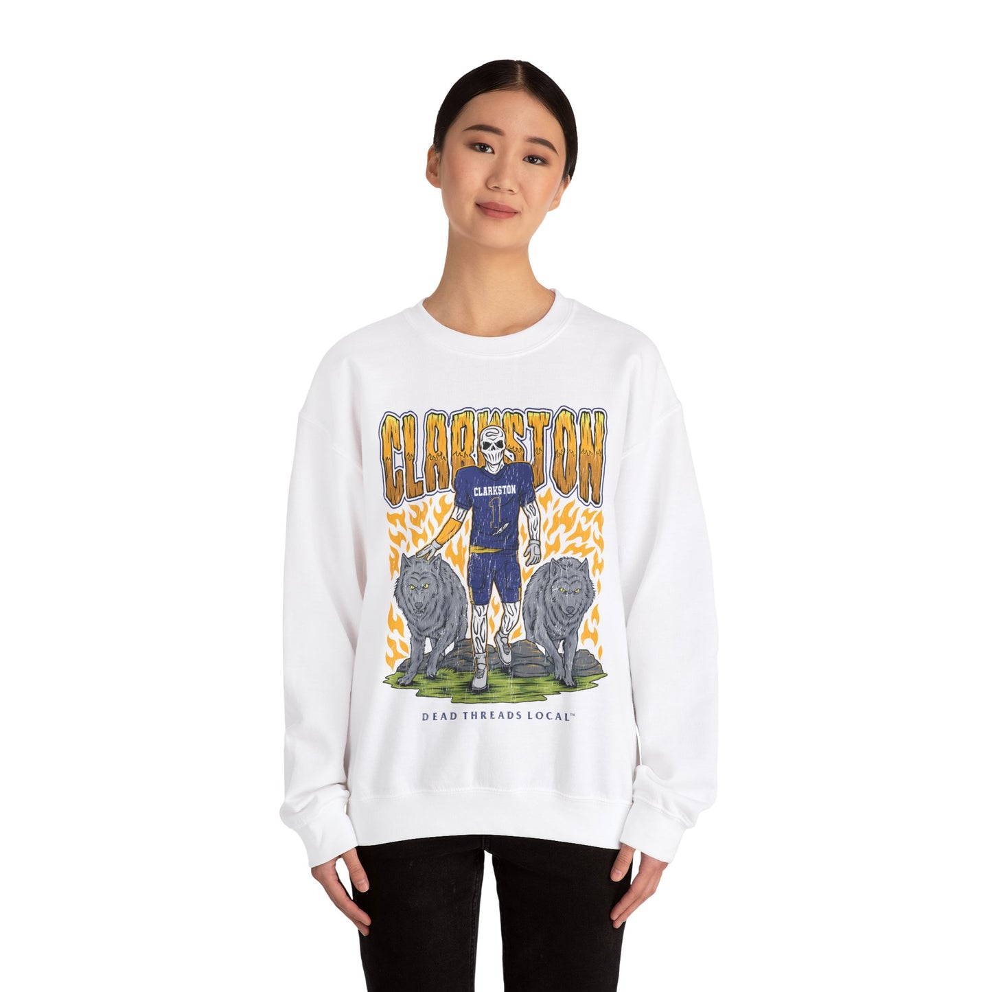 CLARKSTON FOOTBALL CREWNECK SWEATSHIRT