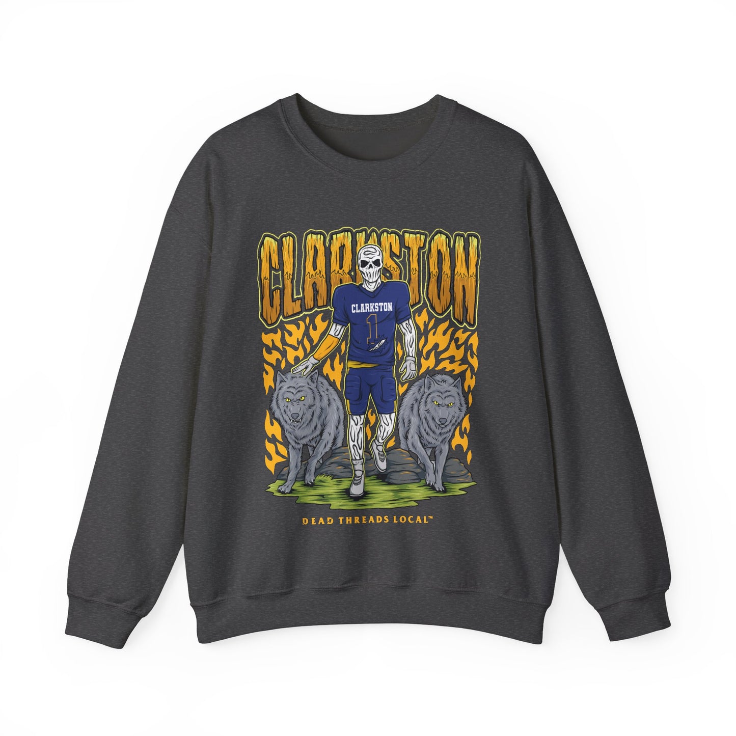 CLARKSTON FOOTBALL CREWNECK SWEATSHIRT