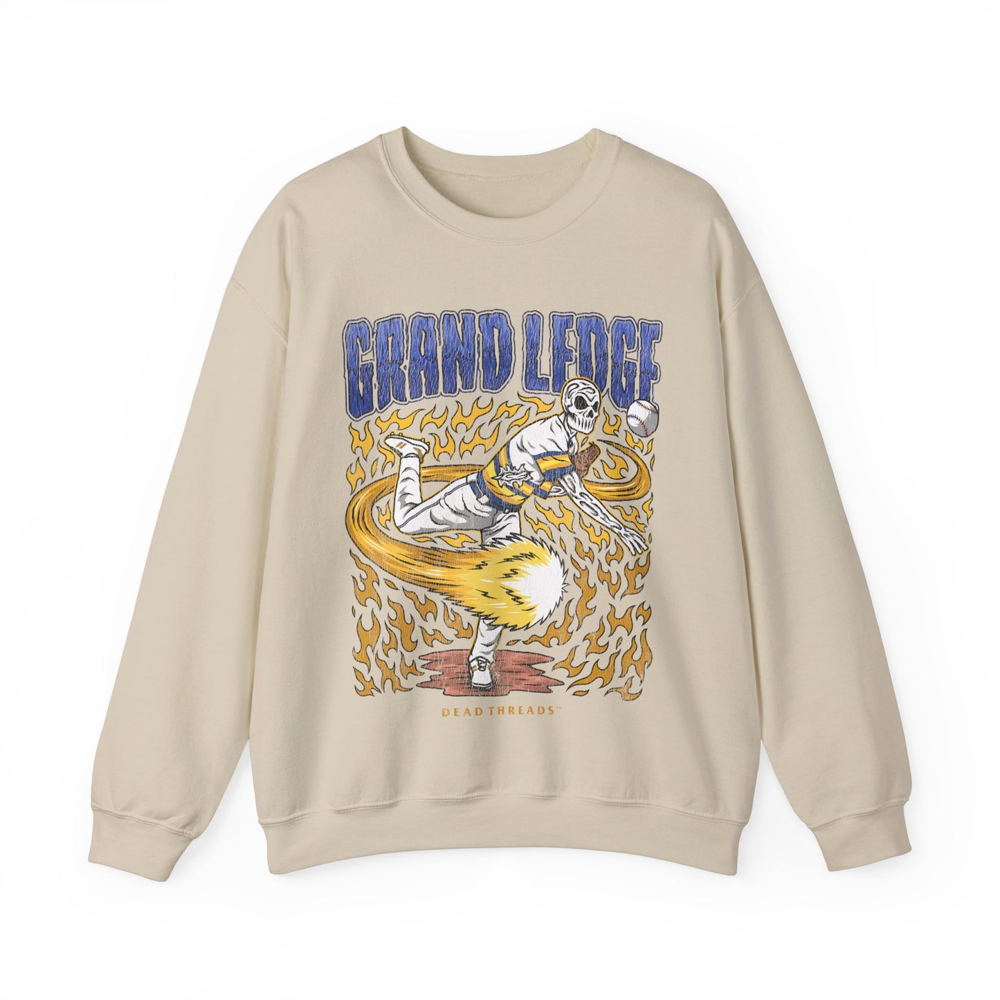 GRAND LEDGE BASEBALL ASTRO JERSEY CREWNECK SWEATSHIRT
