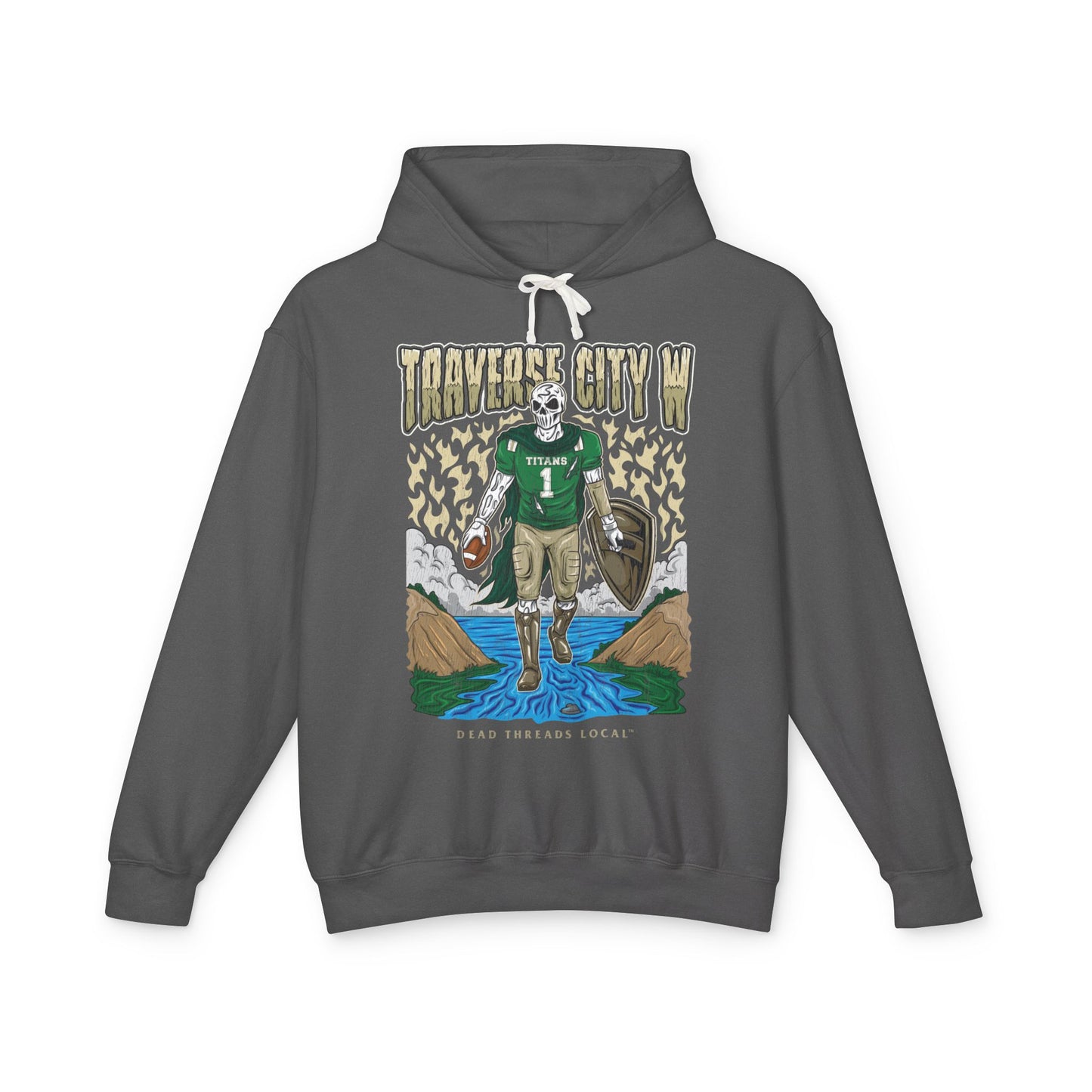 TRAVERSE CITY WEST FOOTBALL LIGHT HOODY