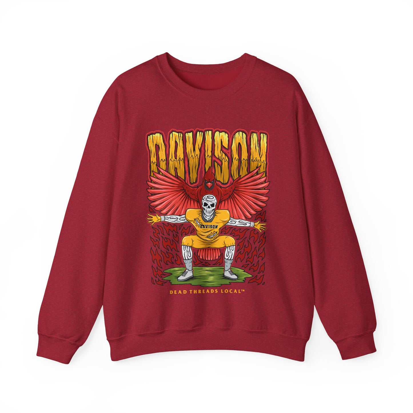 DAVISON FOOTBALL CREWNECK SWEATSHIRT