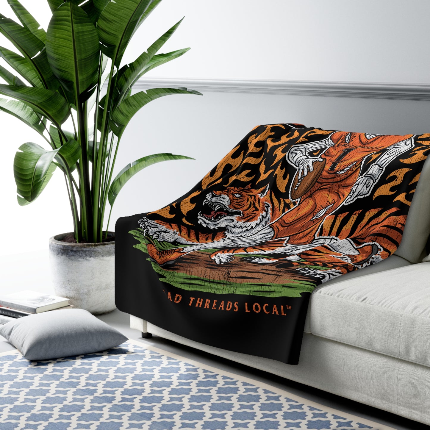 BELLEVILLE FOOTBALL BLANKET