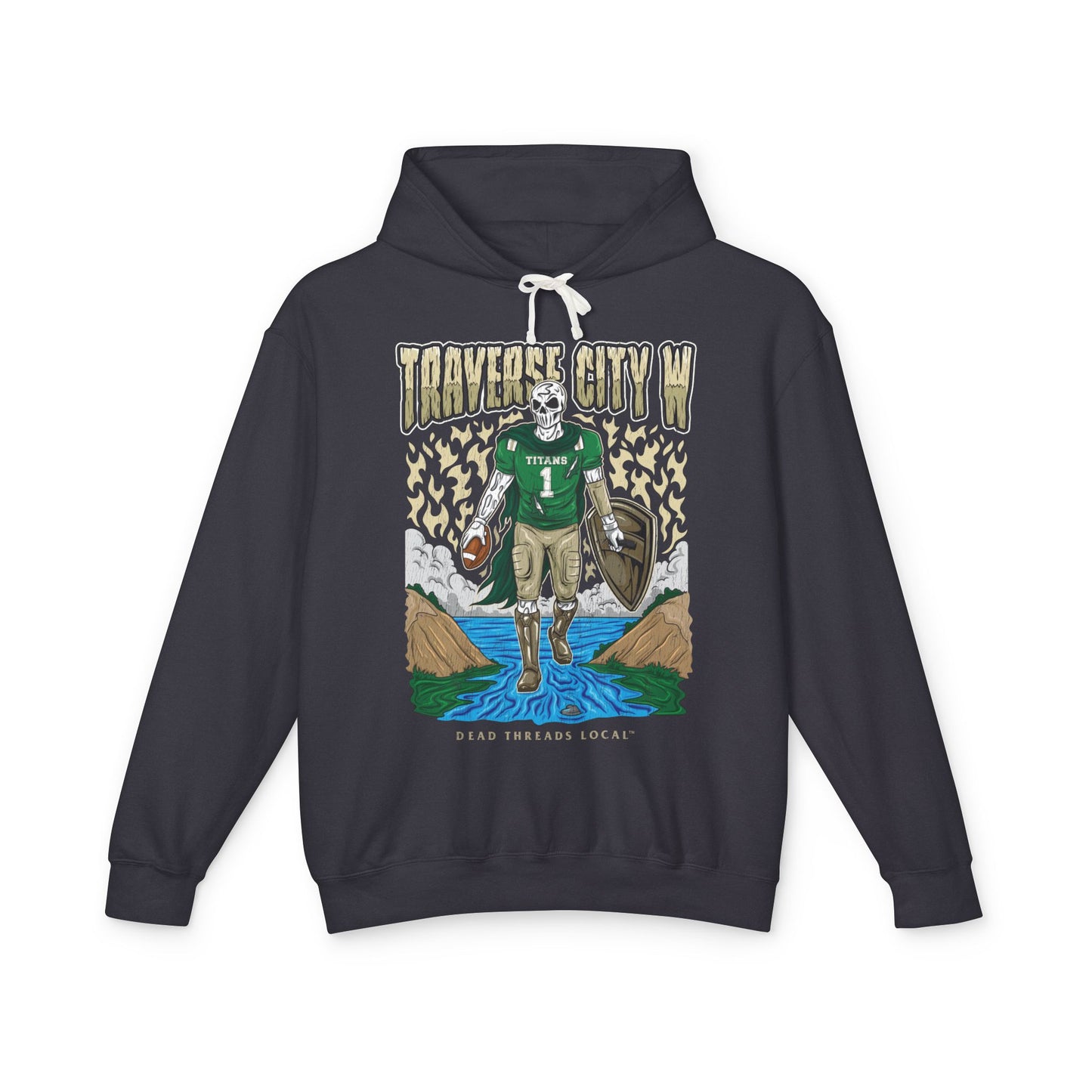 TRAVERSE CITY WEST FOOTBALL LIGHT HOODY