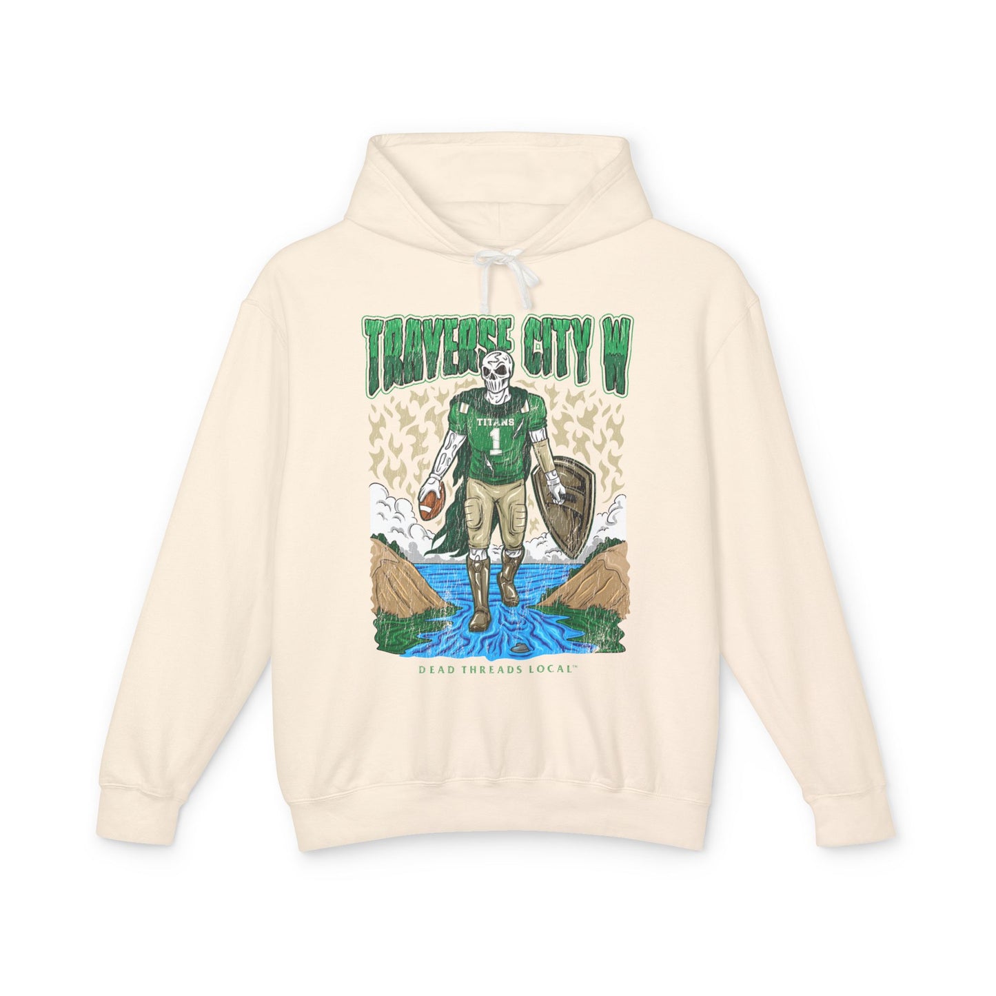 TRAVERSE CITY WEST FOOTBALL LIGHT HOODY
