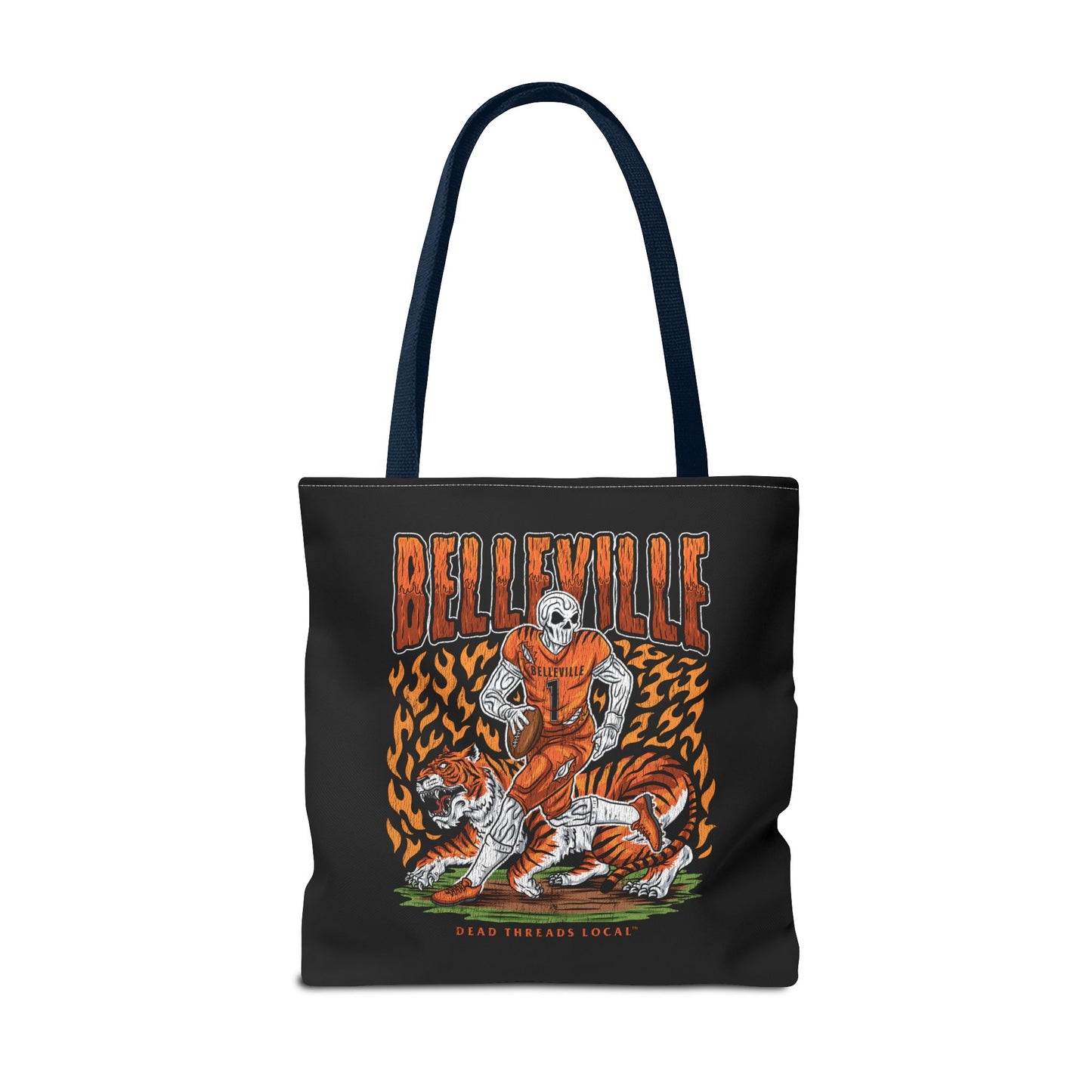 BELLEVILLE FOOTBALL 2-SIDED TOTE BAG