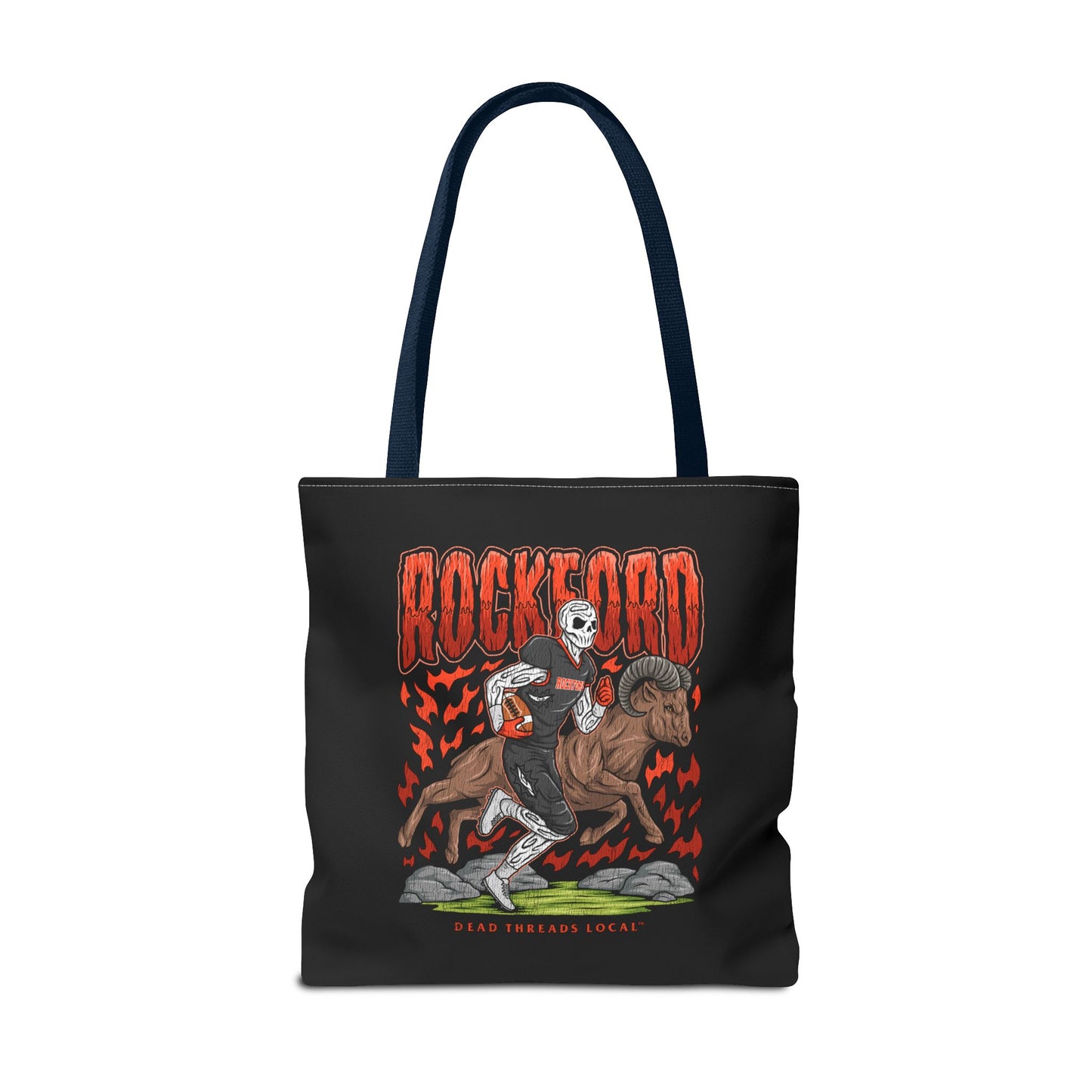 ROCKFORD FOOTBALL 2-SIDED TOTE BAG