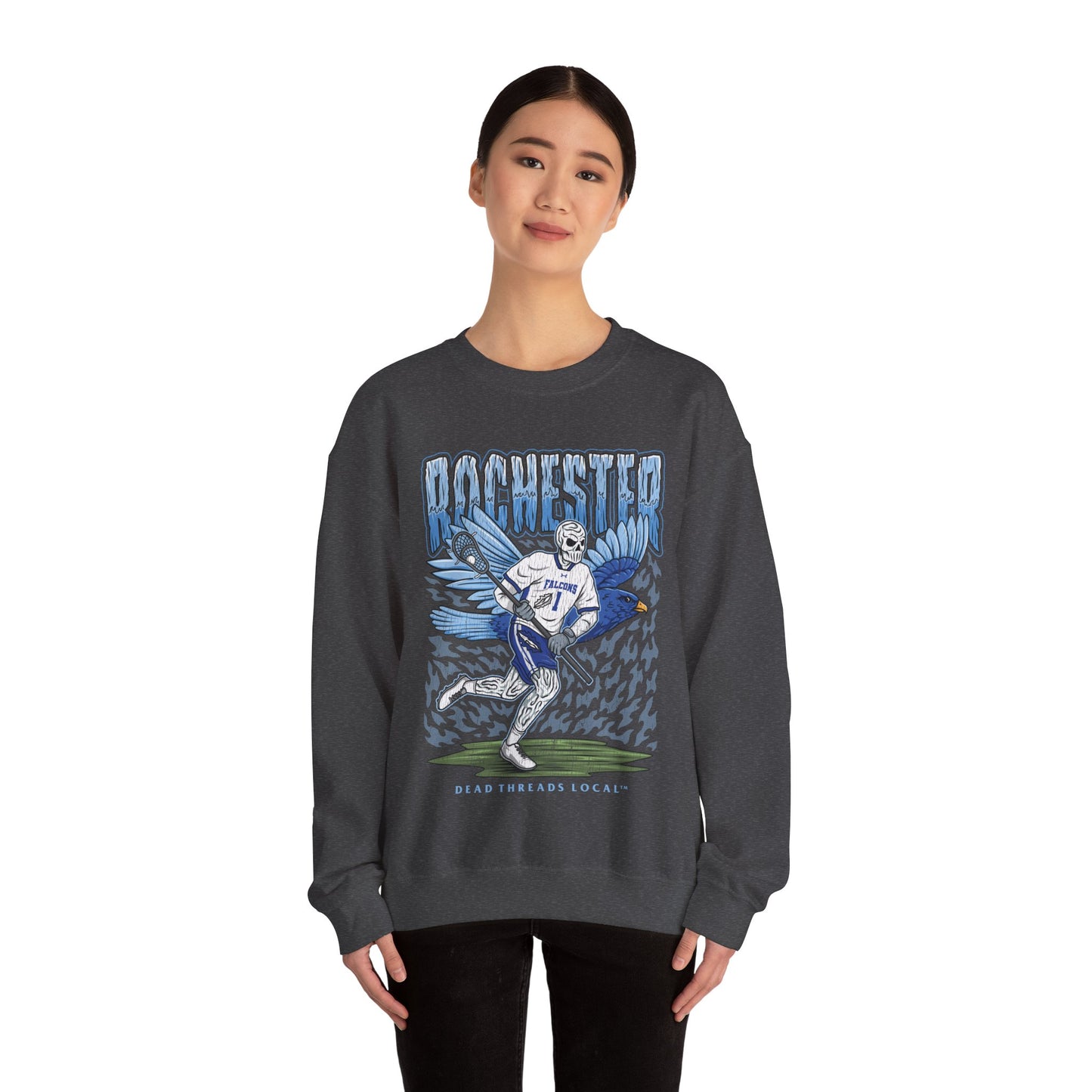 ROCHESTER BOYS LACROSSE CREWNECK SWEATSHIRT