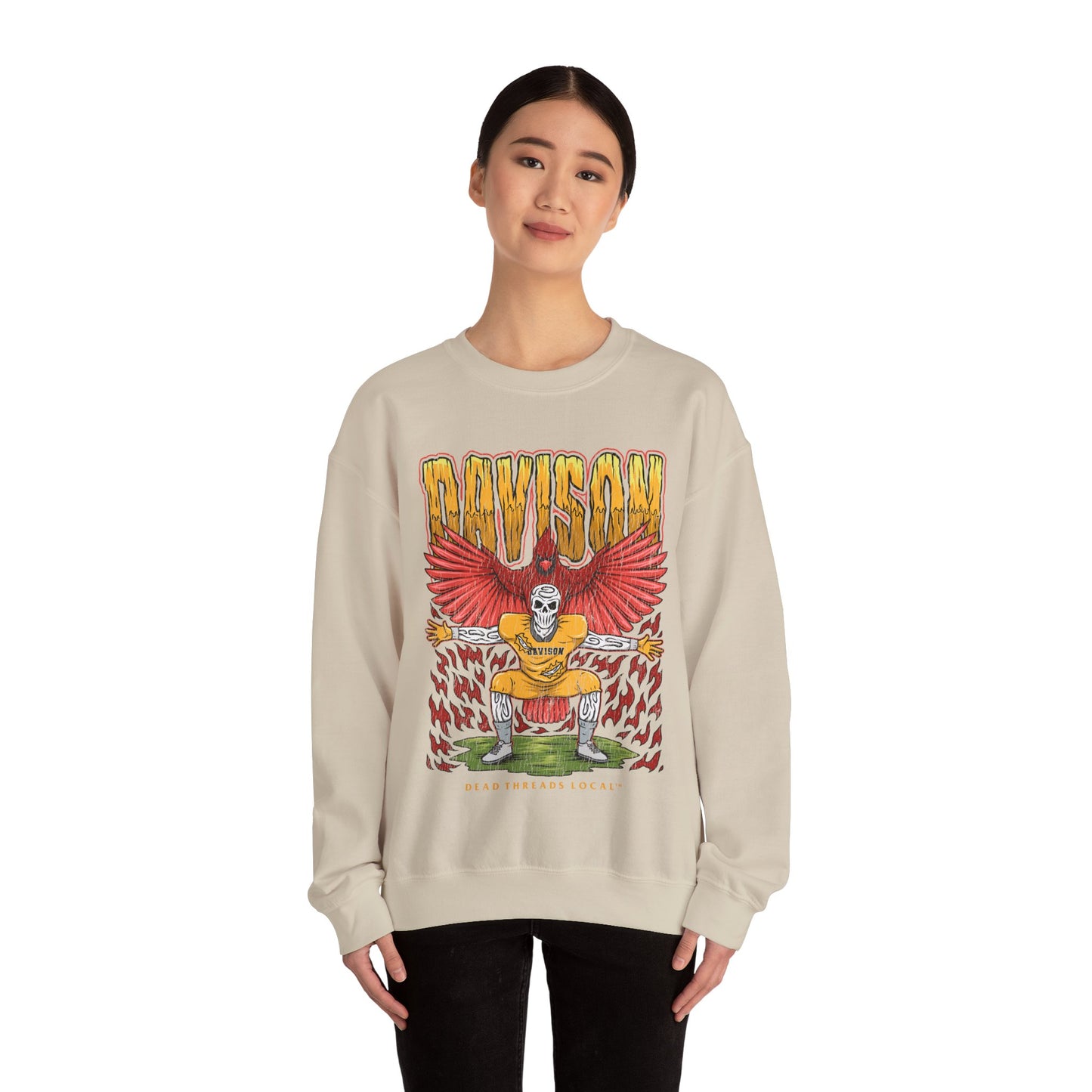 DAVISON FOOTBALL CREWNECK SWEATSHIRT