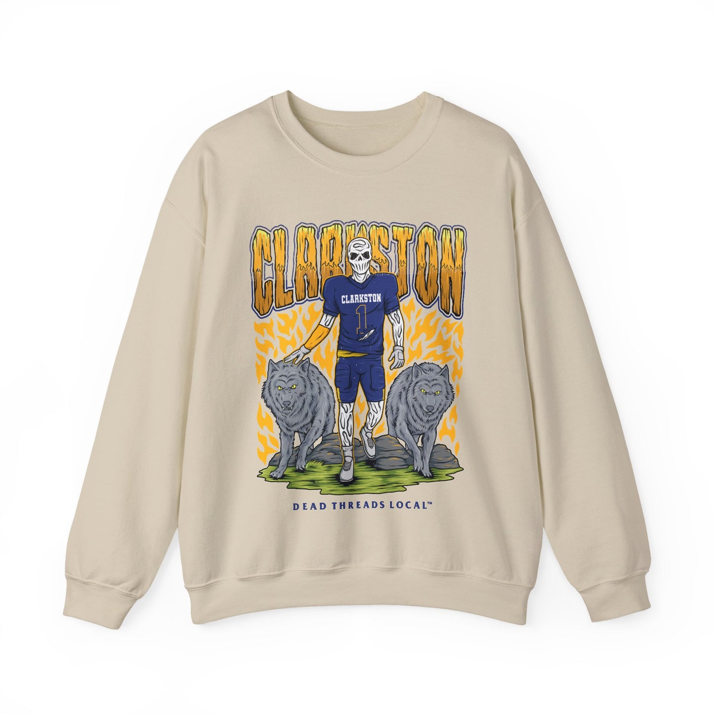 CLARKSTON FOOTBALL CREWNECK SWEATSHIRT