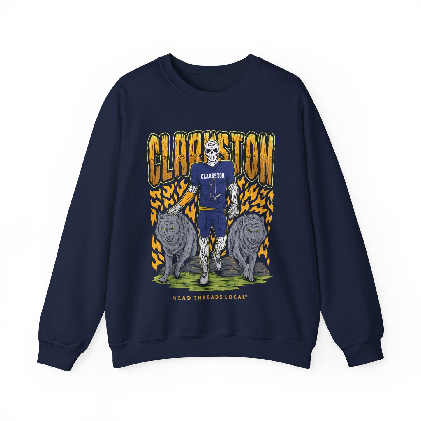 CLARKSTON FOOTBALL CREWNECK SWEATSHIRT