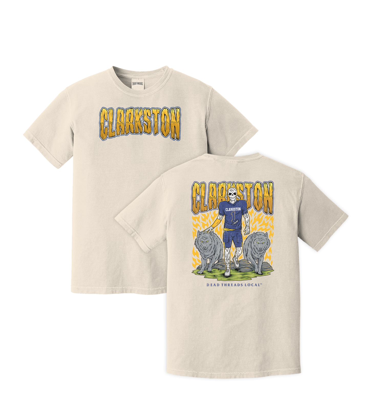 CLARKSTON FOOTBALL 2 SIDED T-SHIRT