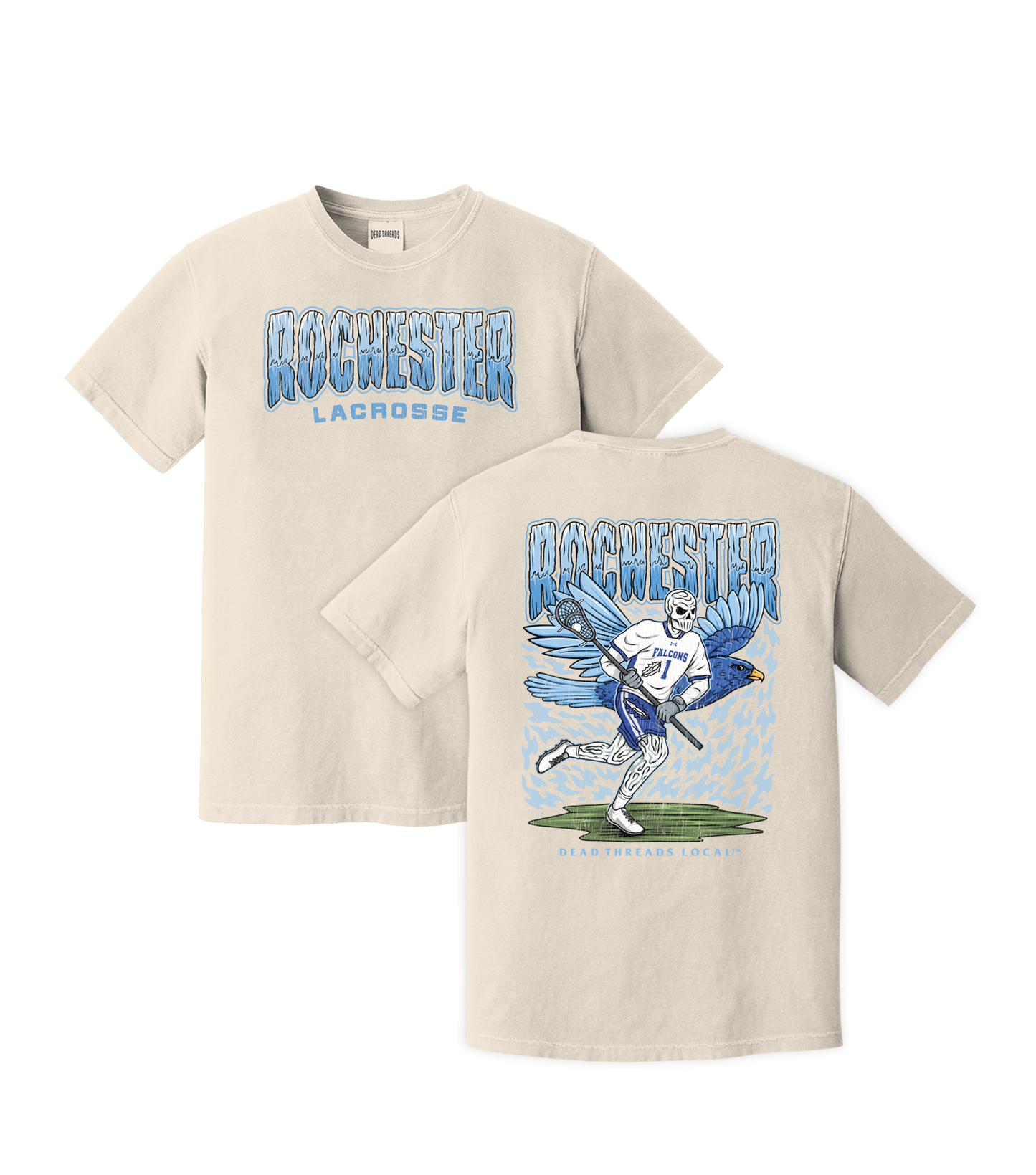 ROCHESTER BOYS LACROSSE 2 SIDED T-SHIRT