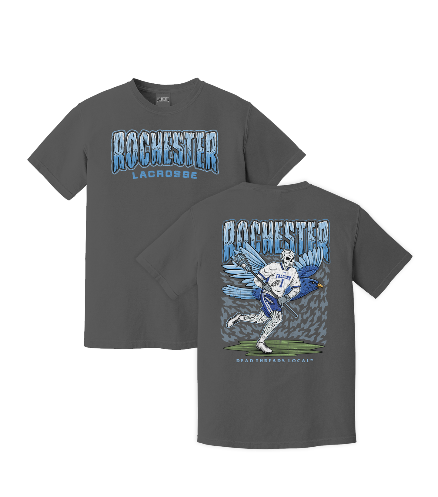 ROCHESTER BOYS LACROSSE 2 SIDED T-SHIRT