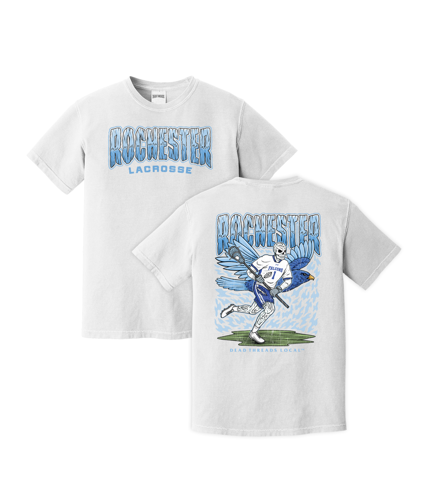 ROCHESTER BOYS LACROSSE 2 SIDED T-SHIRT