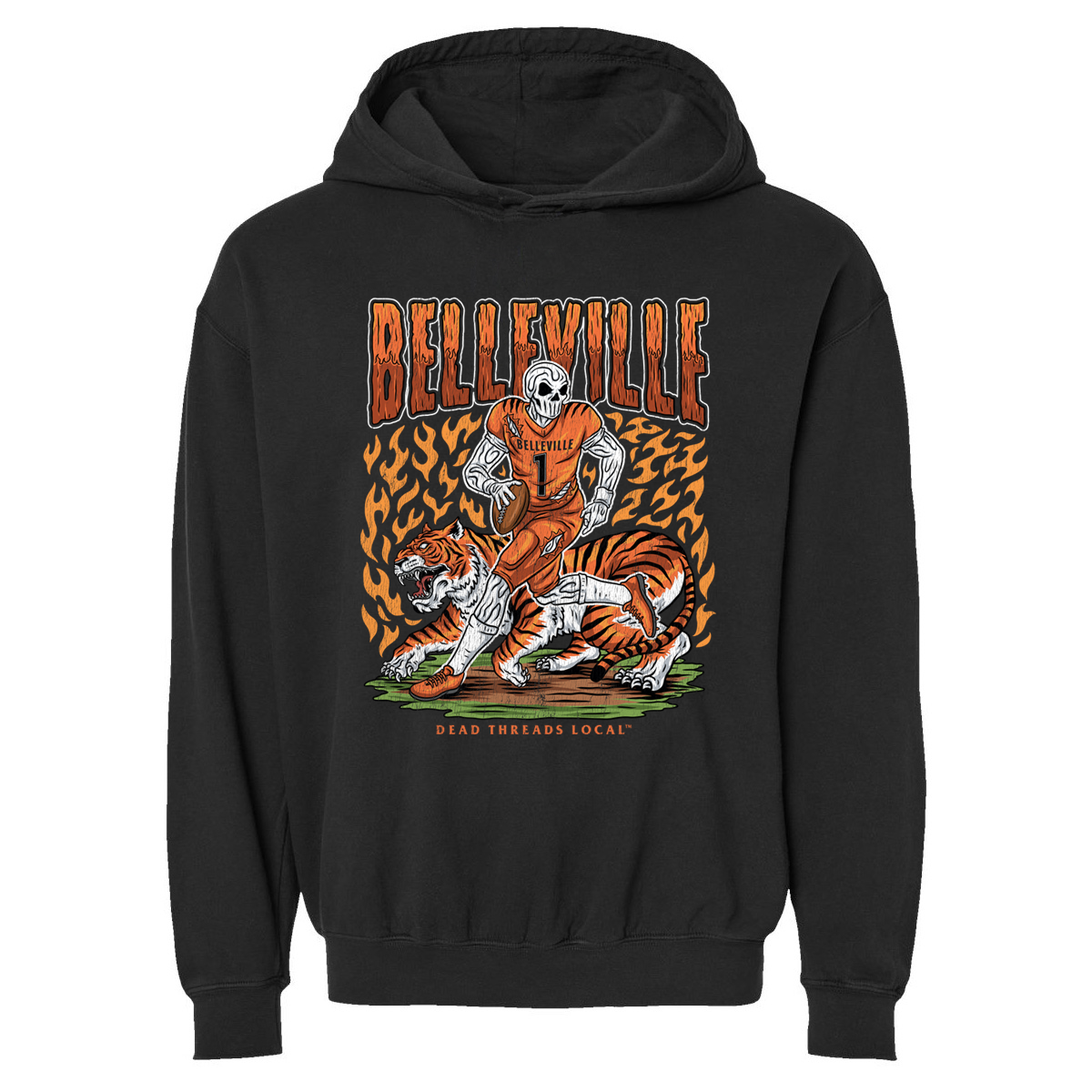 BELLEVILLE FOOTBALL LIGHT HOODY