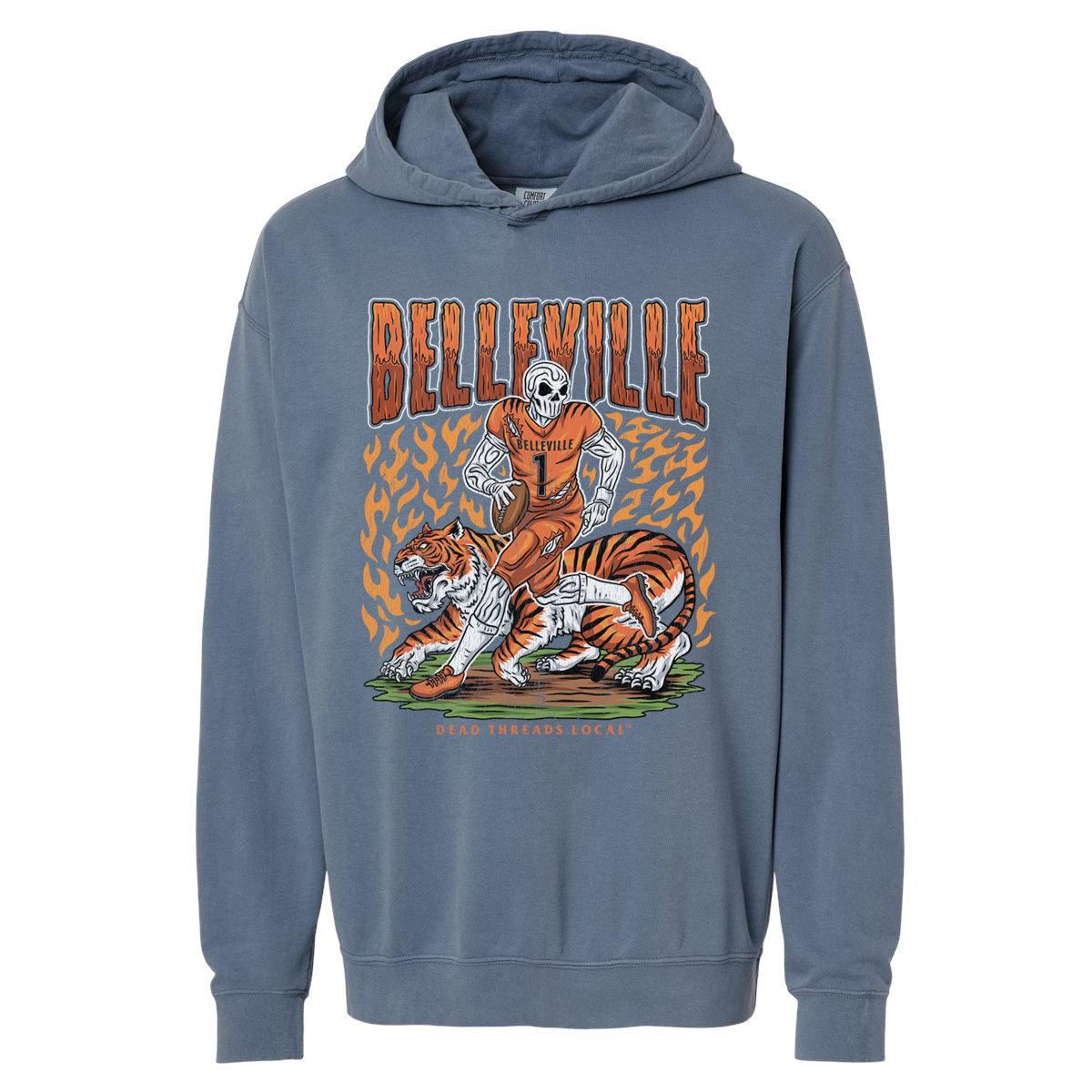 BELLEVILLE FOOTBALL LIGHT HOODY