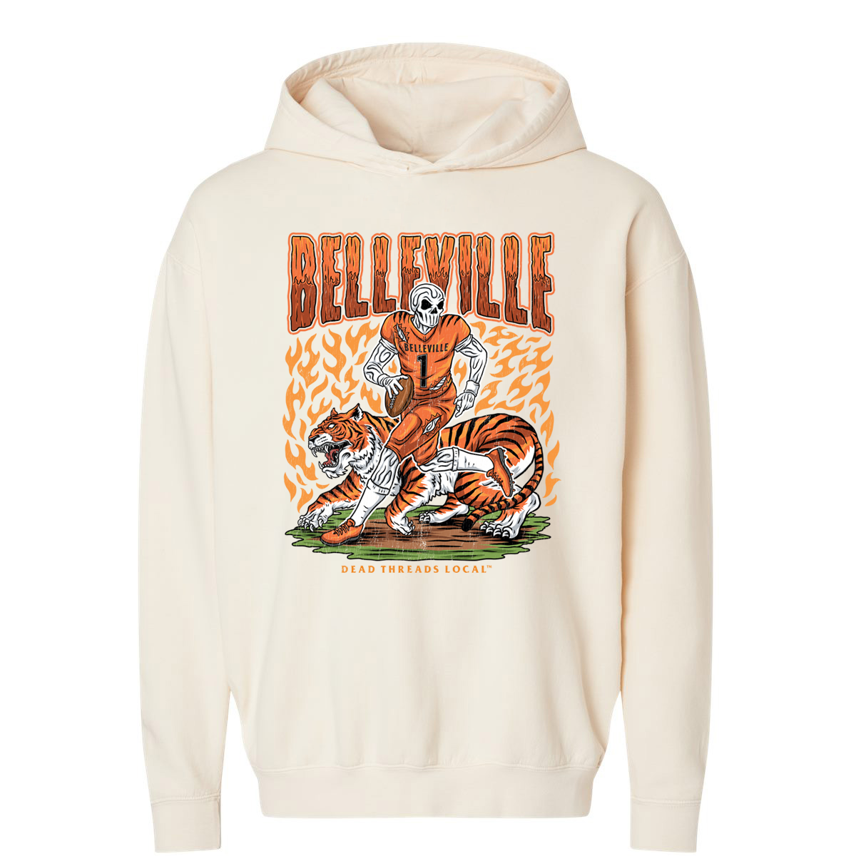 BELLEVILLE FOOTBALL LIGHT HOODY