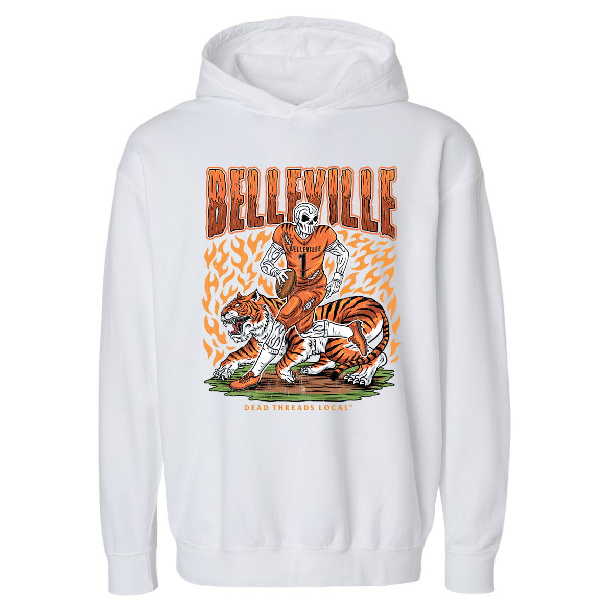 BELLEVILLE FOOTBALL LIGHT HOODY
