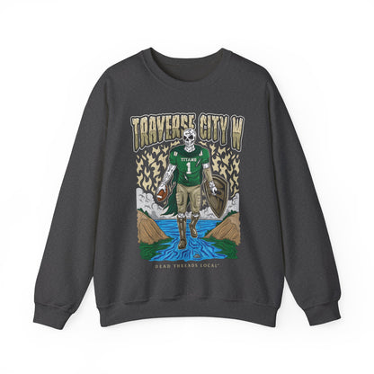 TRAVERSE CITY WEST FOOTBALL CREWNECK SWEATSHIRT